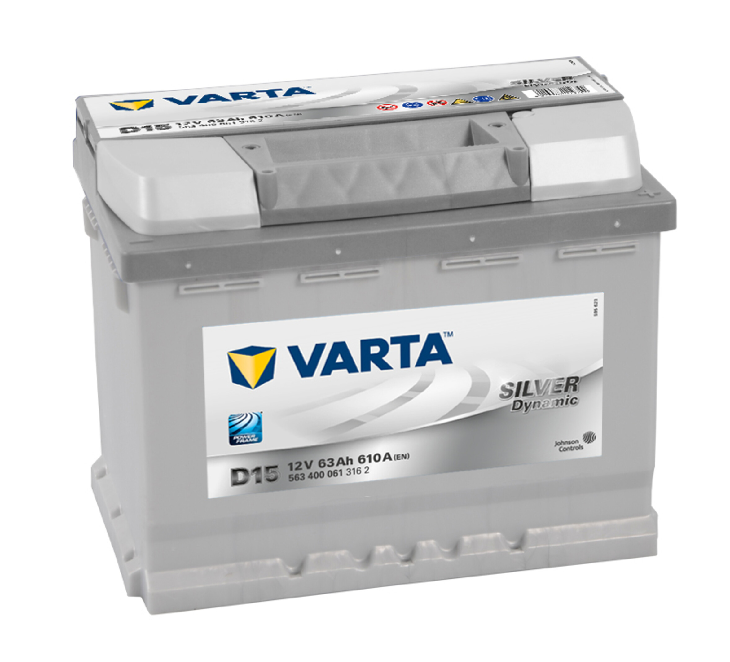 VARTA Dynamic SLI D15 563400061K262, Art.-Nr. 121652 - Akku Mäser - B2B-Shop