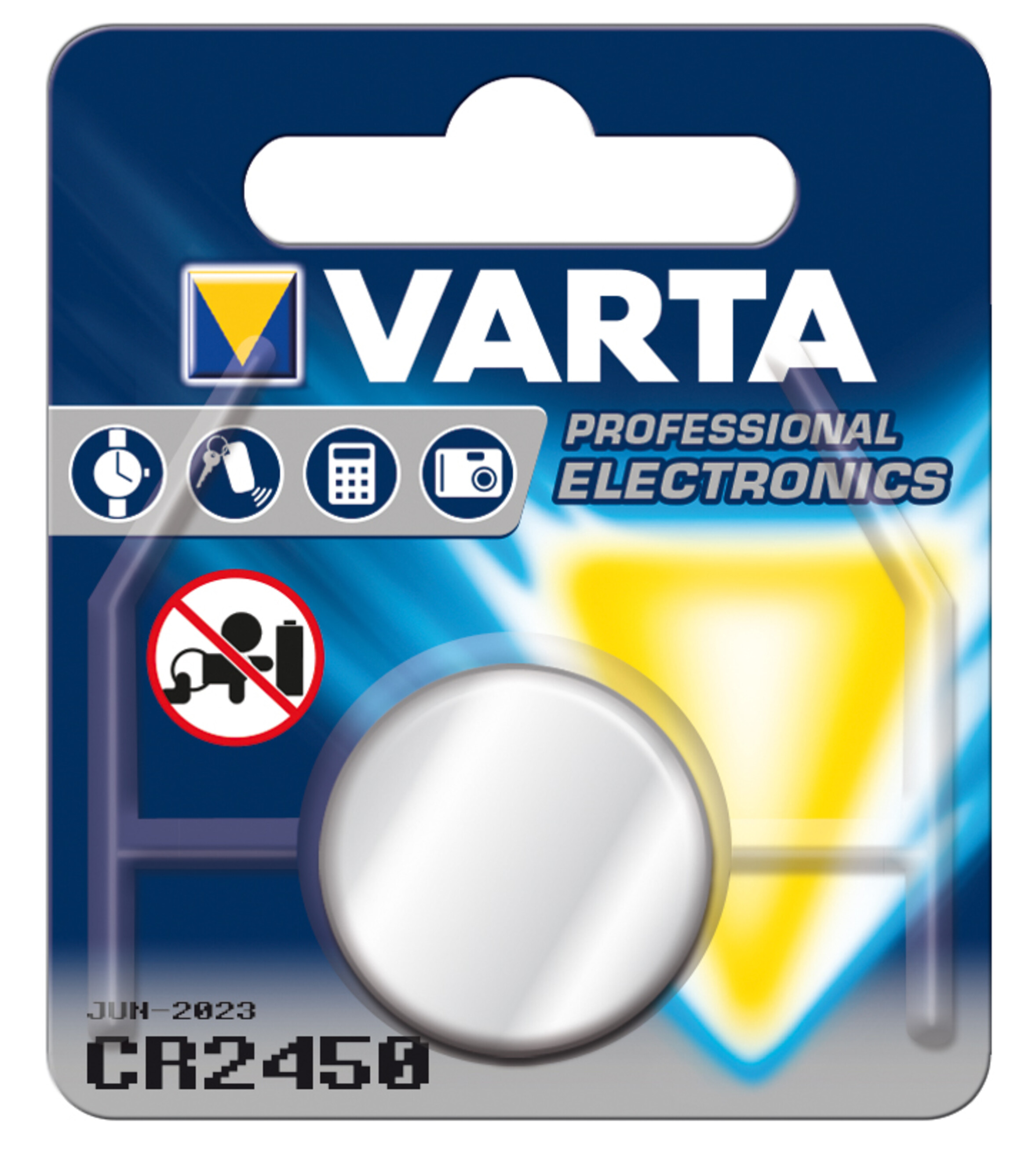 Varta CR2450 B1, Art.-Nr. 3236 - Akku Mäser - B2B-Shop