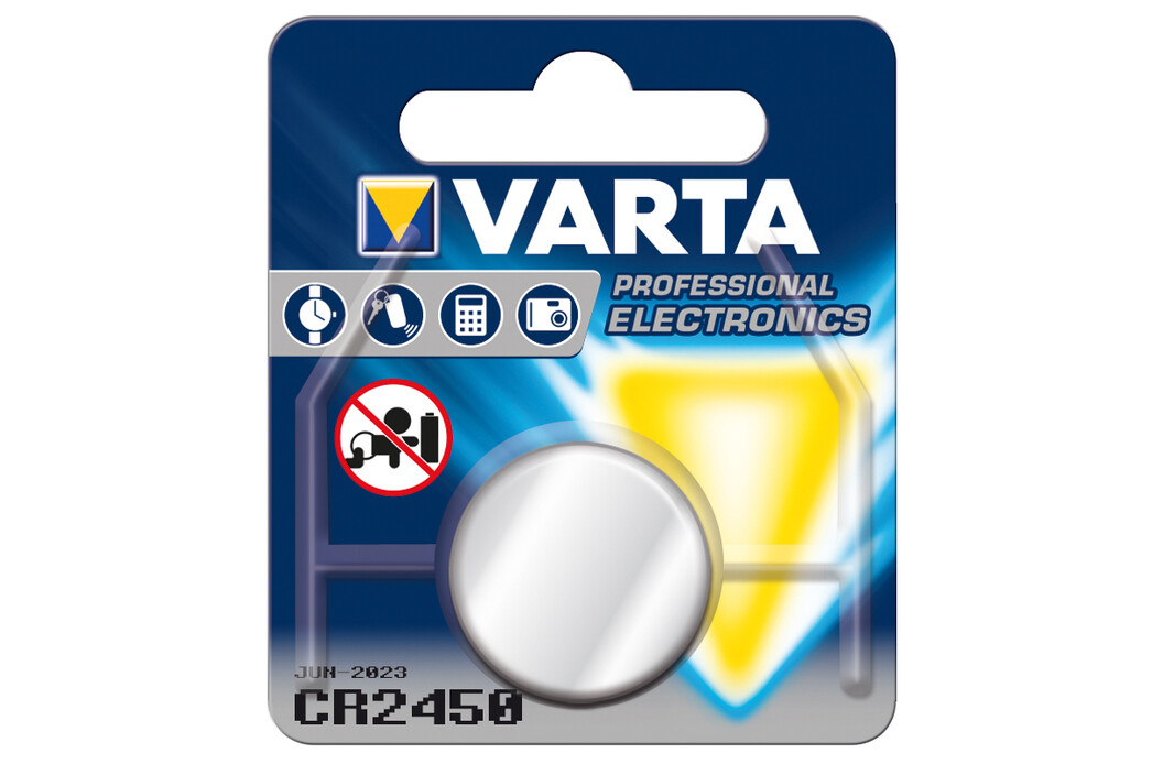 Varta CR2450 B1, Art.-Nr. 3236 - Akku Mäser - B2B-Shop