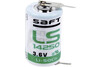 Saft Lithium Batterie LS14250-2PF mit 1/1Pin, Art.-Nr. 105670 - Akku Mäser - B2B-Shop