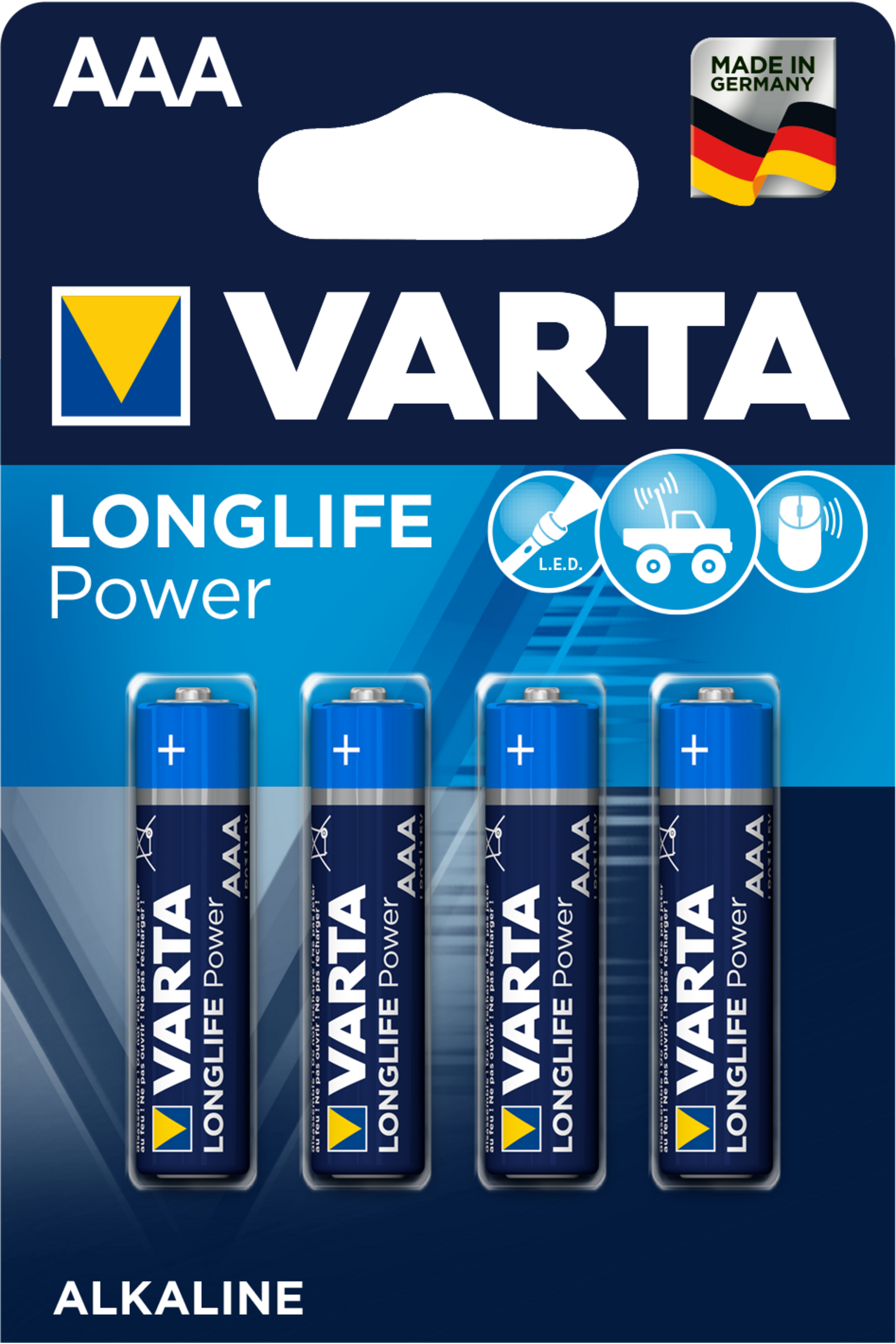 Varta 4903 Longlife Power AAA B4, Art.-Nr. 112828 - Akku Mäser - B2B-Shop Varta 4903 Longlife Power AAA B4, Art.-Nr. 112828 - Akku Mäser - B2B-Shop