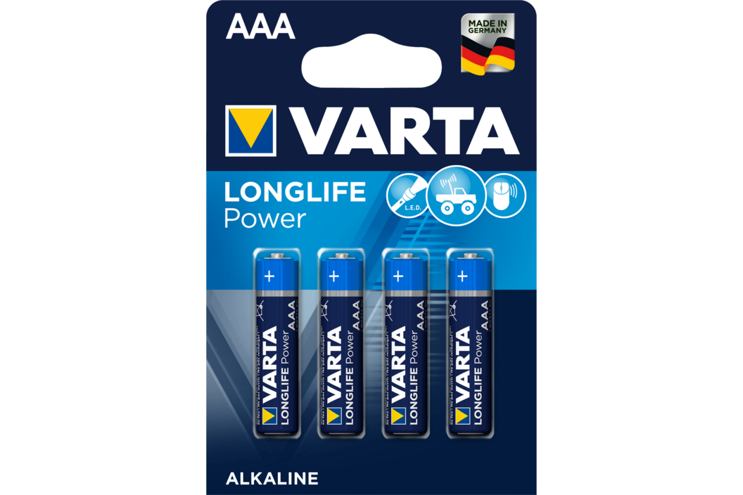 Varta 4903 Longlife Power AAA B4, Art.-Nr. 112828 - Akku Mäser - B2B-Shop Varta 4903 Longlife Power AAA B4, Art.-Nr. 112828 - Akku Mäser - B2B-Shop