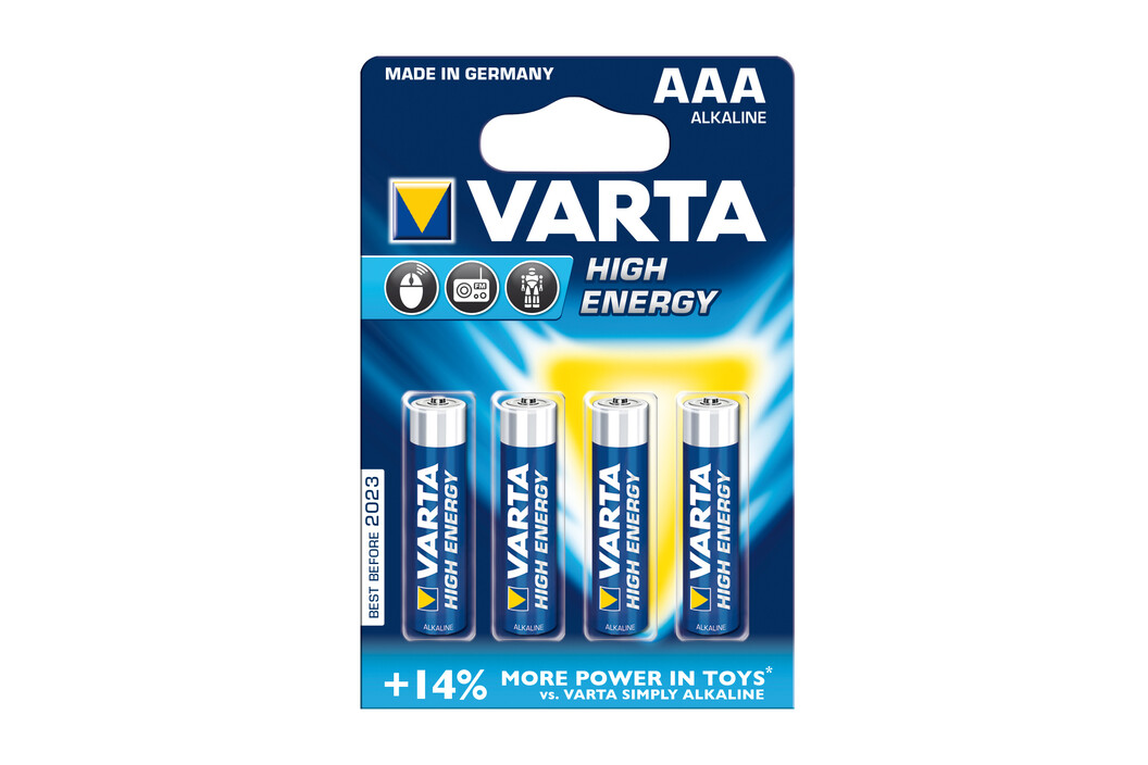 Varta 4903 Longlife Power AAA B4, Art.-Nr. 112828 - Akku Mäser - B2B-Shop Varta 4903 Longlife Power AAA B4, Art.-Nr. 112828 - Akku Mäser - B2B-Shop