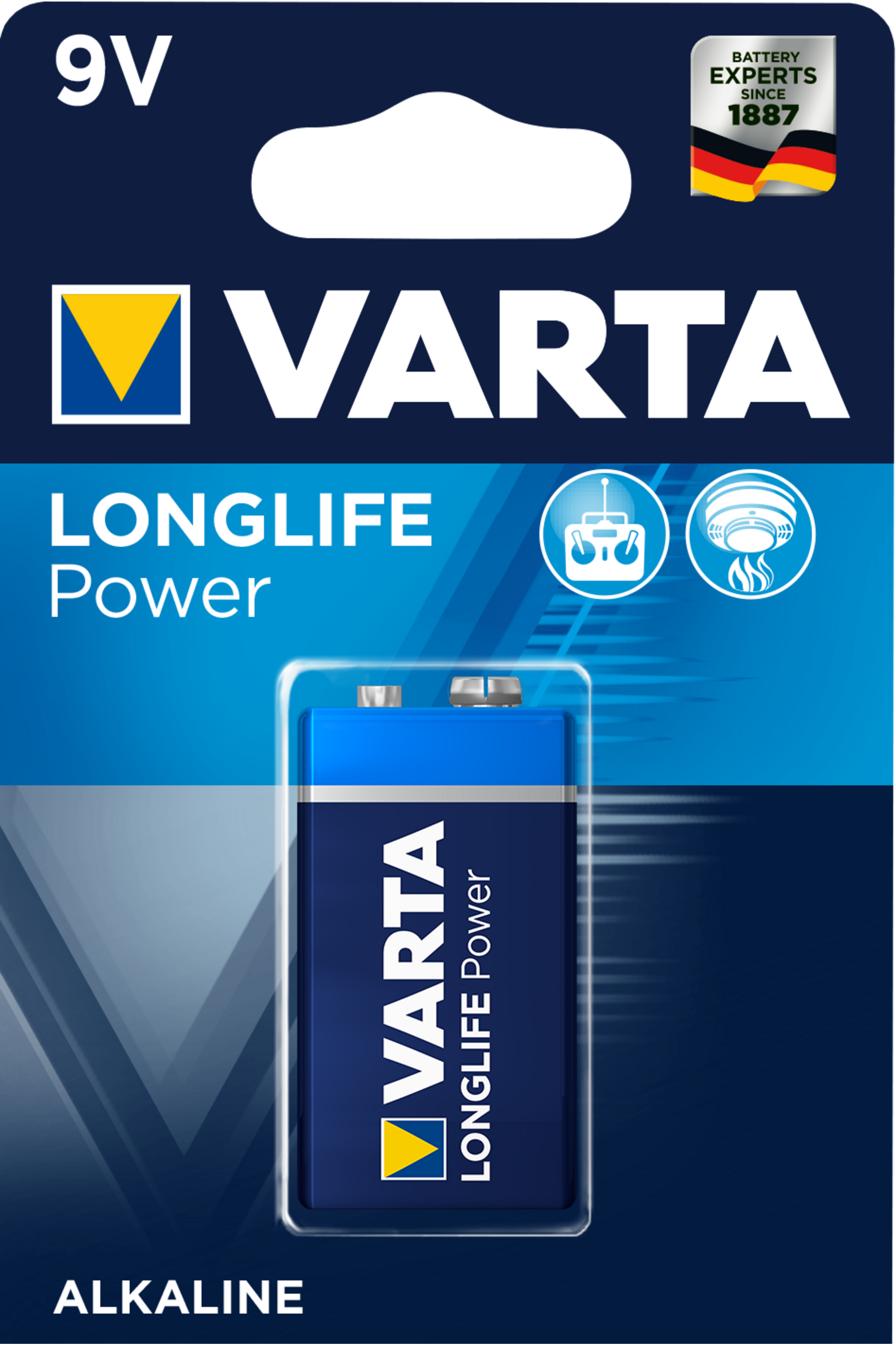 Varta 4922 Longlife Power 9V, Art.-Nr. 112957 - Akku Mäser - B2B-Shop Varta 4922 Longlife Power 9V, Art.-Nr. 112957 - Akku Mäser - B2B-Shop