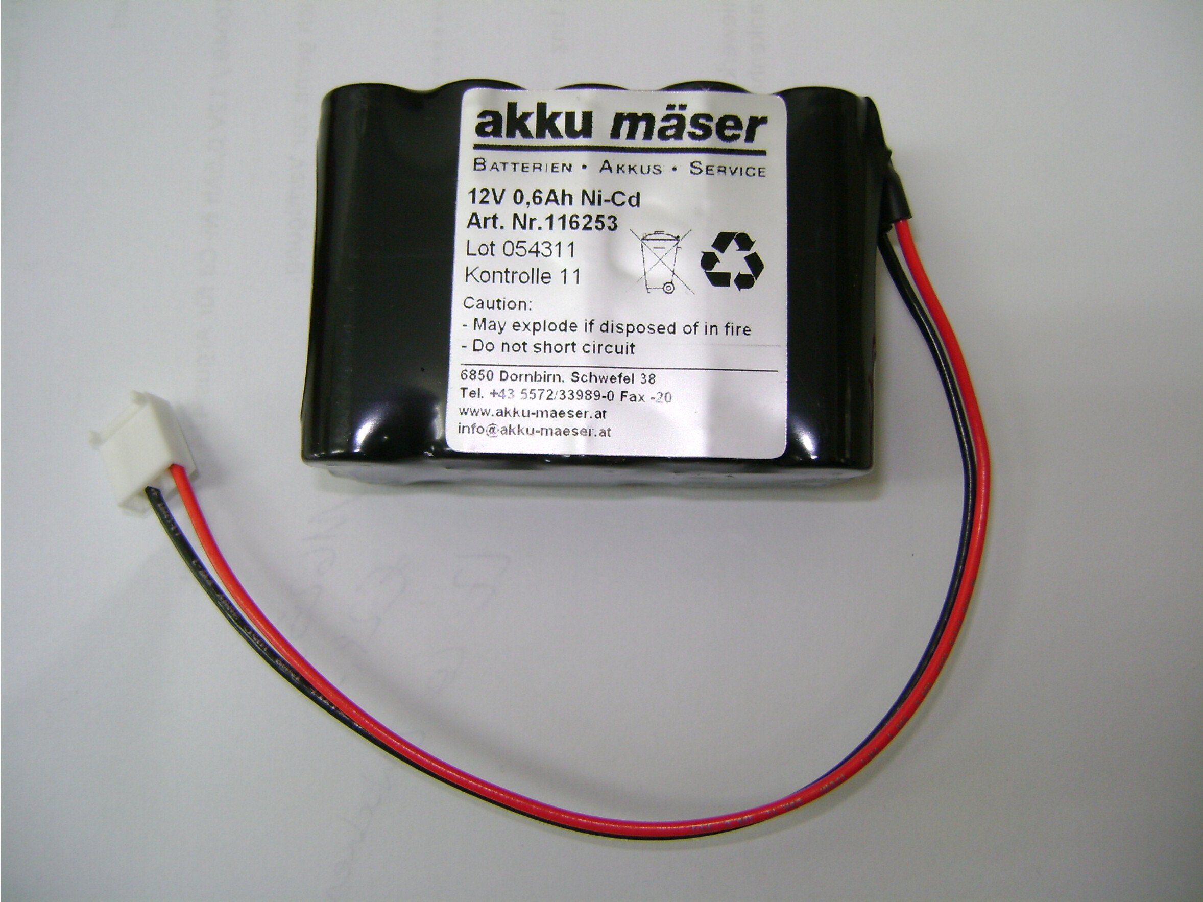 Fresenius Vial(MCM) 400, 400D, Argus 400, Art.-Nr. 116253 - Akku Mäser - B2B-Shop Fresenius Vial(MCM) 400, 400D, Argus 400, Art.-Nr. 116253 - Akku Mäser - B2B-Shop