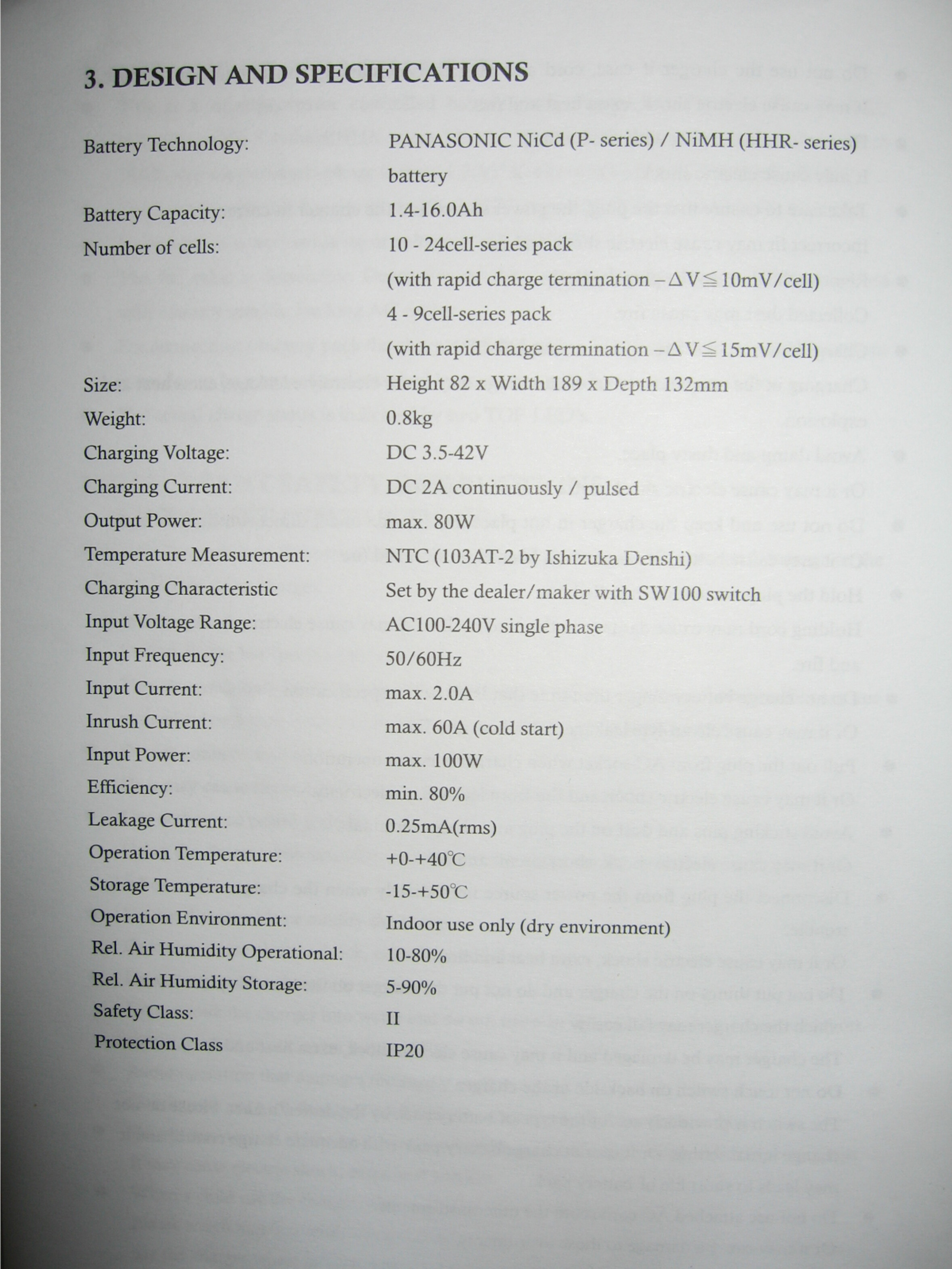 Panasonic Tischladegerät für Akkupacks 2Ah Ladestrom, Art.-Nr. 115509 - Akku Mäser - B2B-Shop