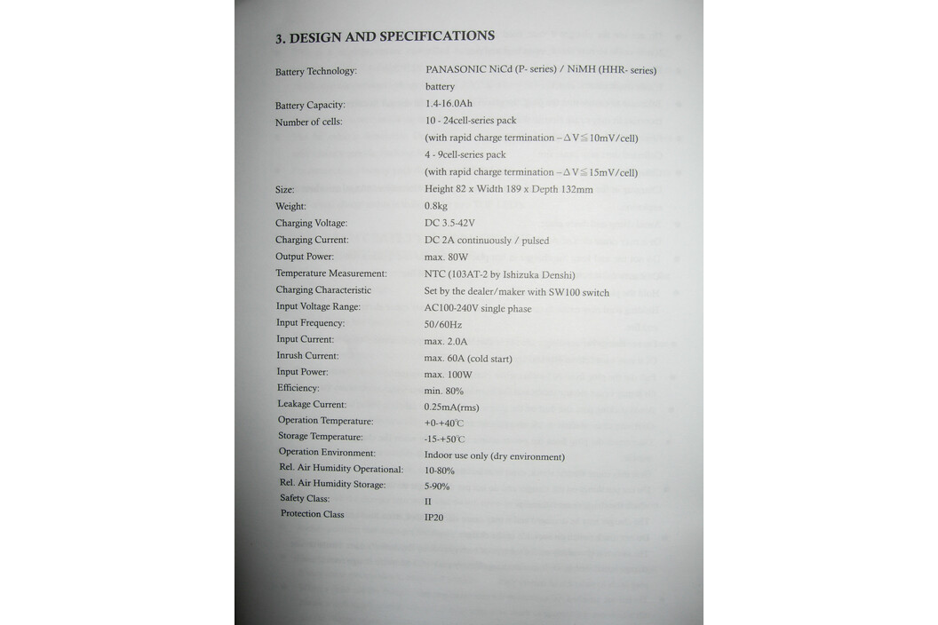 Panasonic Tischladegerät für Akkupacks 2Ah Ladestrom, Art.-Nr. 115509 - Akku Mäser - B2B-Shop