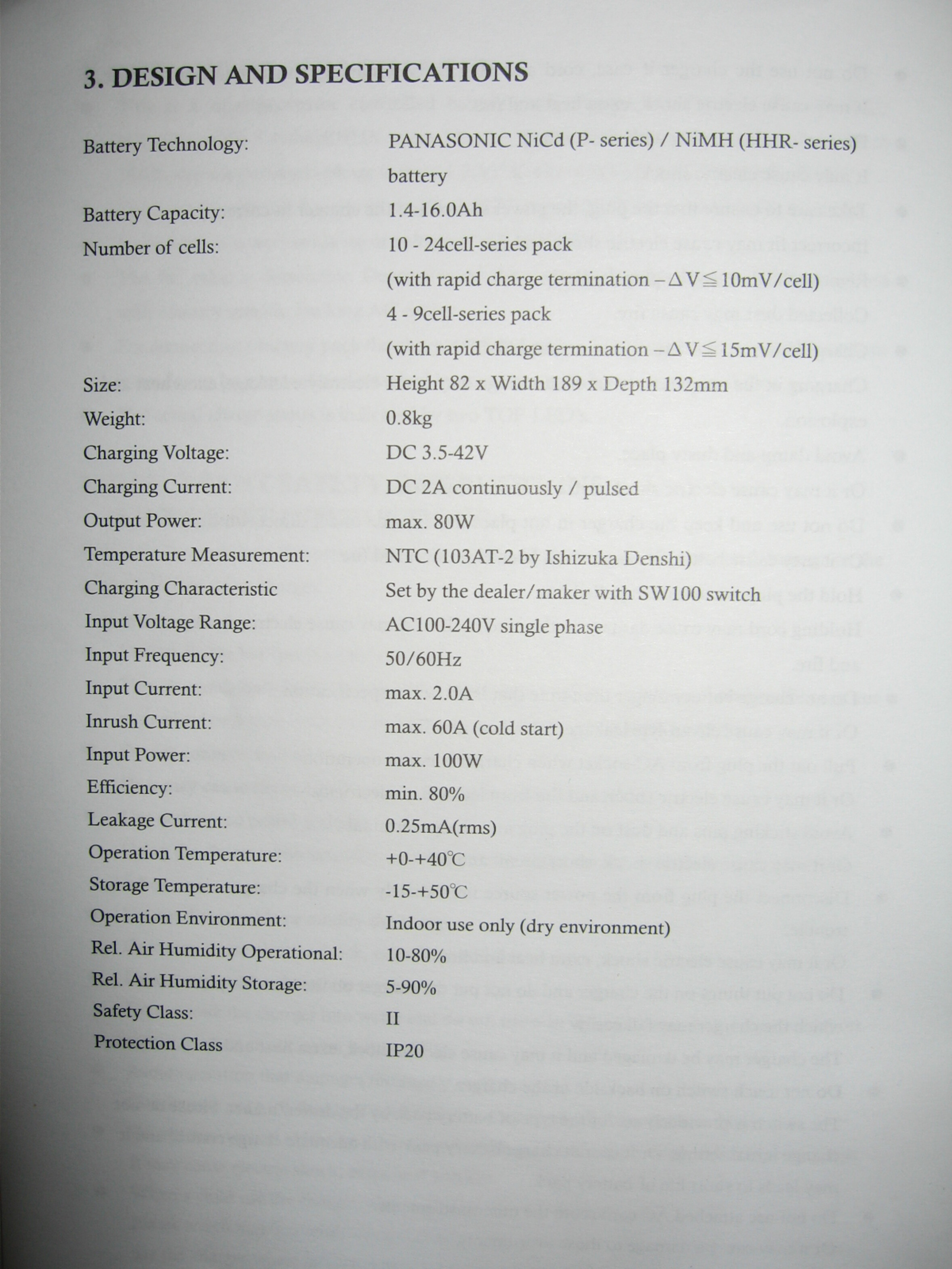 Panasonic Tischladegerät für Akkupacks 2Ah Ladestrom, Art.-Nr. 115509 - Akku Mäser - B2B-Shop