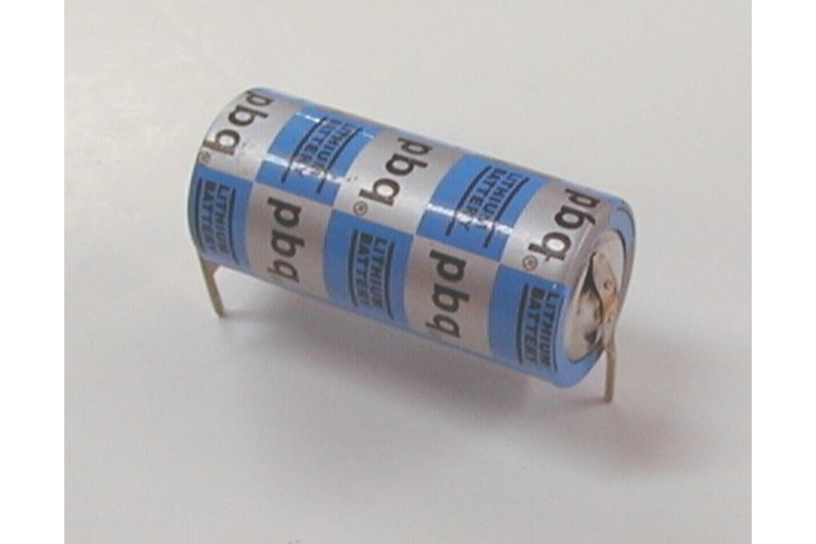 PBQ Lithium Batterie ER14335 mit 1/2Pin(+/--), Art.-Nr. 116247 - Akku Mäser - B2B-Shop