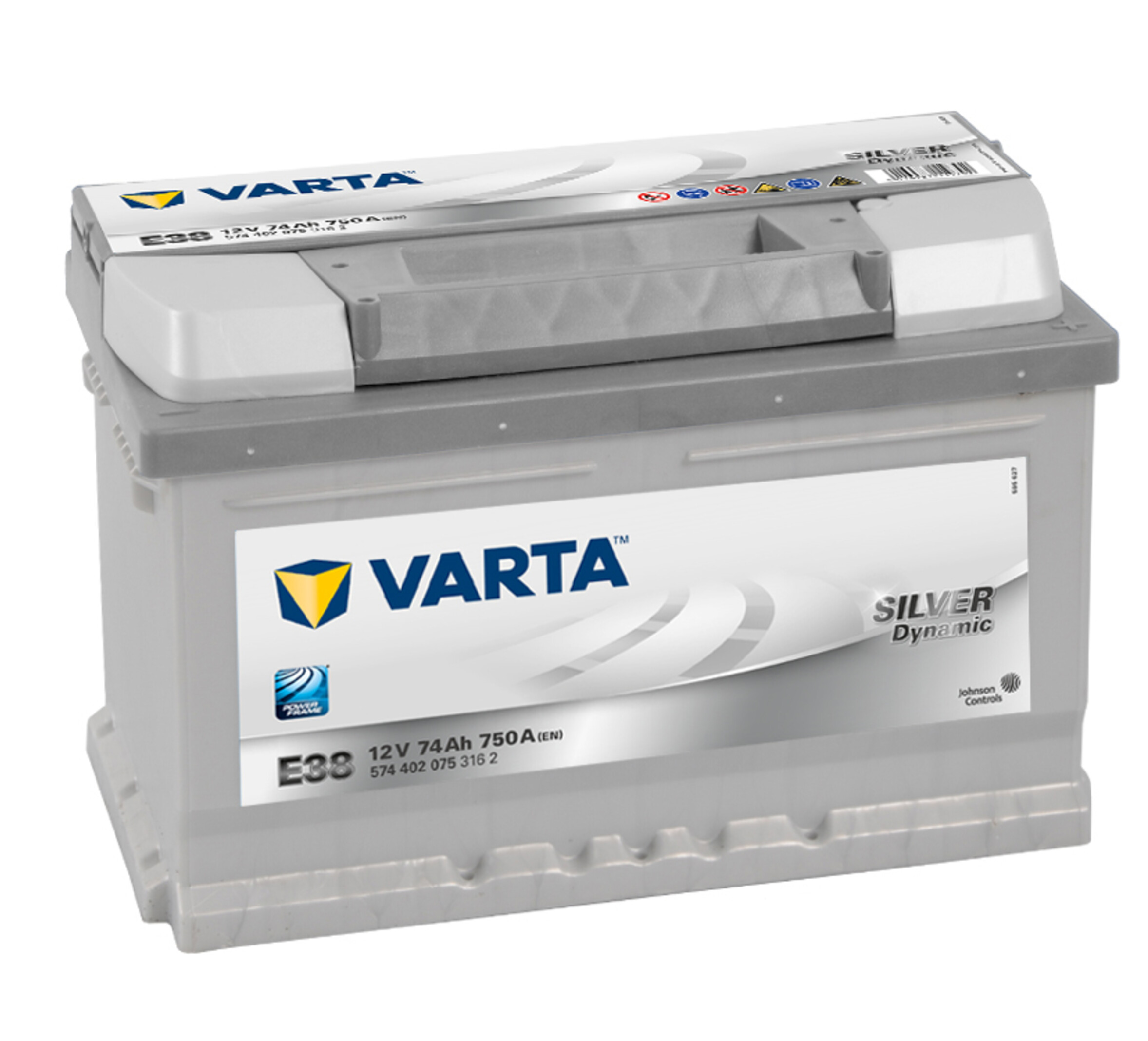 VARTA Dynamic SLI E38 574402075K262, Art.-Nr. 121654 - Akku Mäser - B2B-Shop