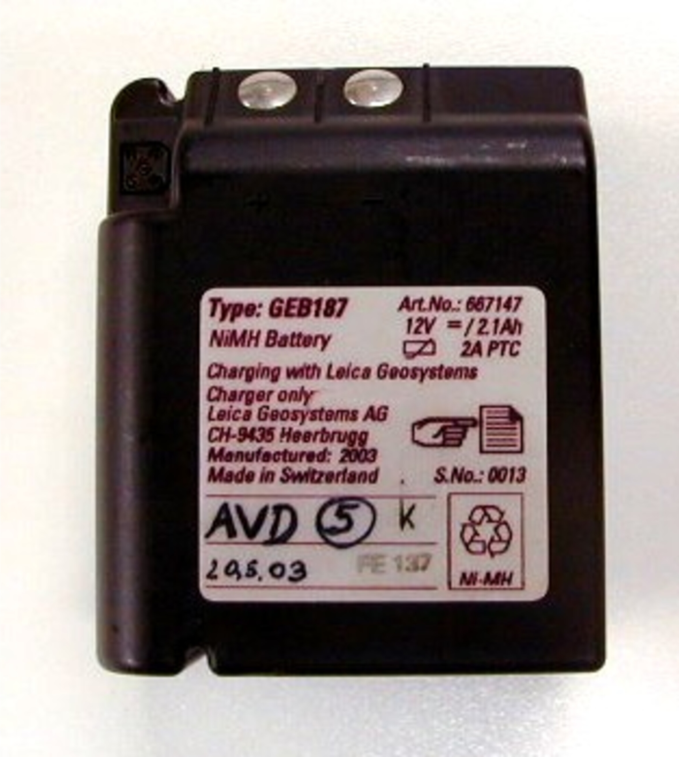 Leica/Wild Akku GEB 187 Zellentausch, Art.-Nr. 117244 - Akku Mäser - B2B-Shop