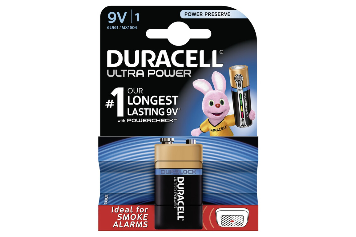 Duracell Ultra Power 9V B1, Art.-Nr. 1409 - Akku Mäser - B2B-Shop
