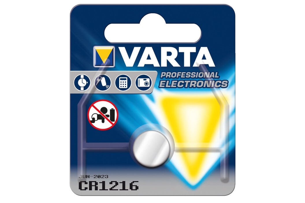 Varta CR1216 B1, Art.-Nr. 3231 - Akku Mäser - B2B-Shop