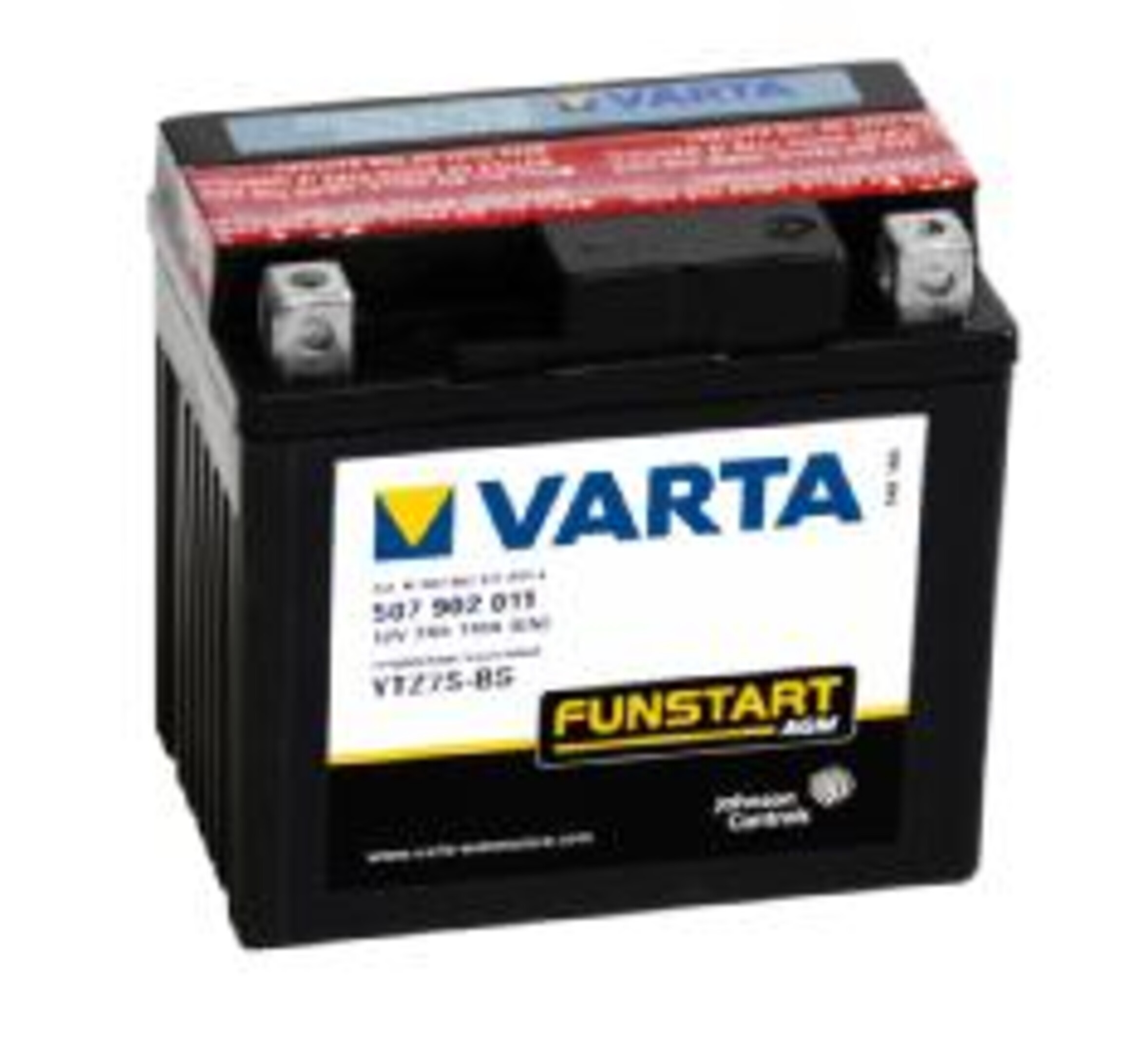 Varta YTZ7S-BS/4 AGM+Acidpack, Art.-Nr. 501115 - Akku Mäser - B2B-Shop