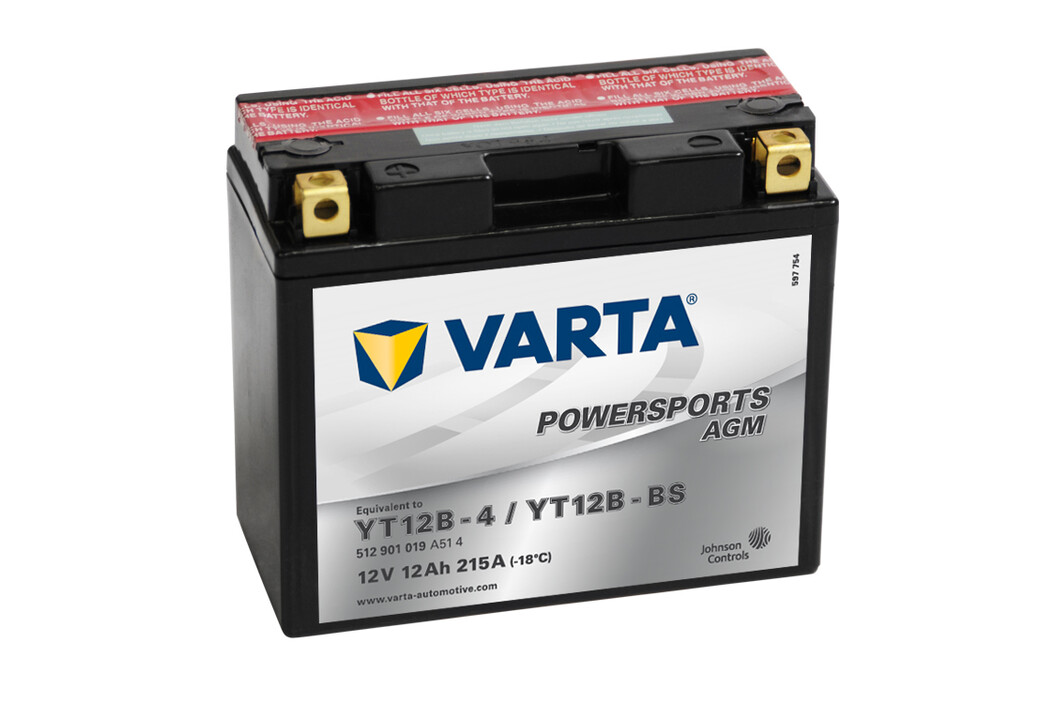 Varta YT12B-BS/4 AGM+Acidpack, Art.-Nr. 501122 - Akku Mäser - B2B-Shop