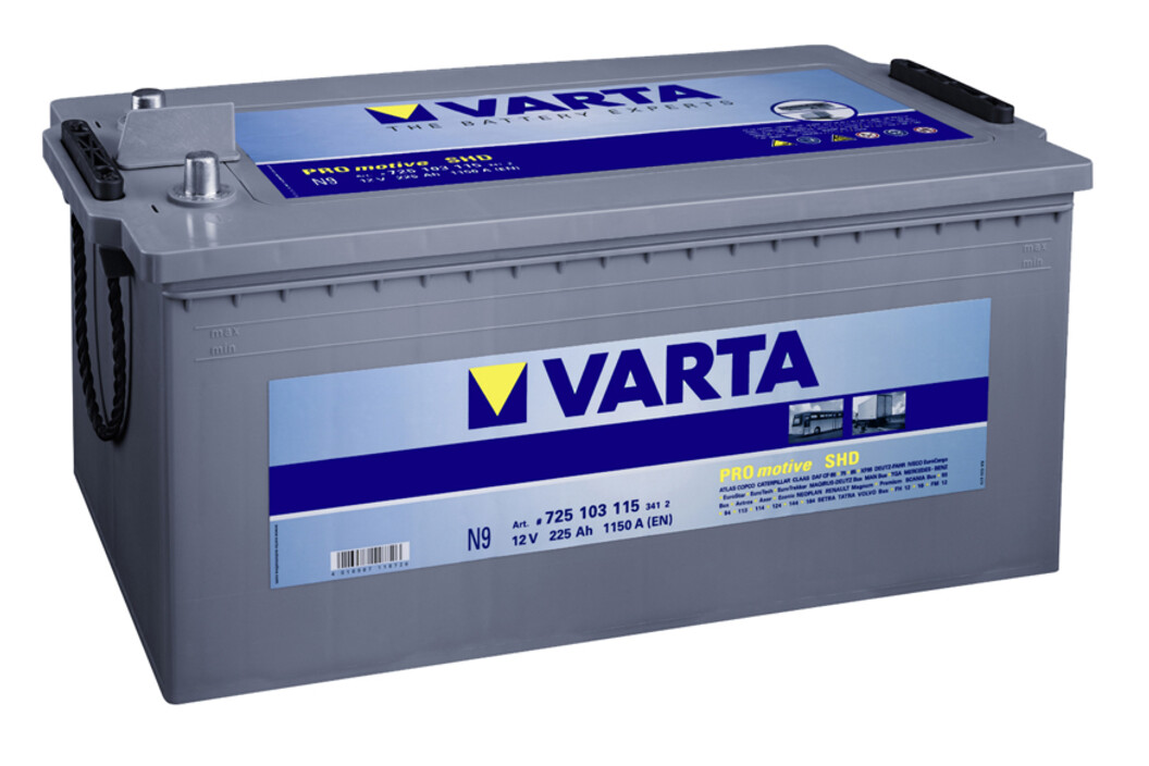 VARTA Promotive Silver N9 725103115A722, Art.-Nr. 502180 - Akku Mäser - B2B-Shop
