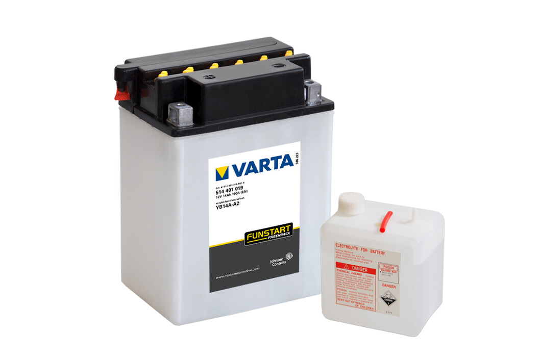 Varta YB14A-A2 Dry+Acidpack, Art.-Nr. 503806 - Akku Mäser - B2B-Shop