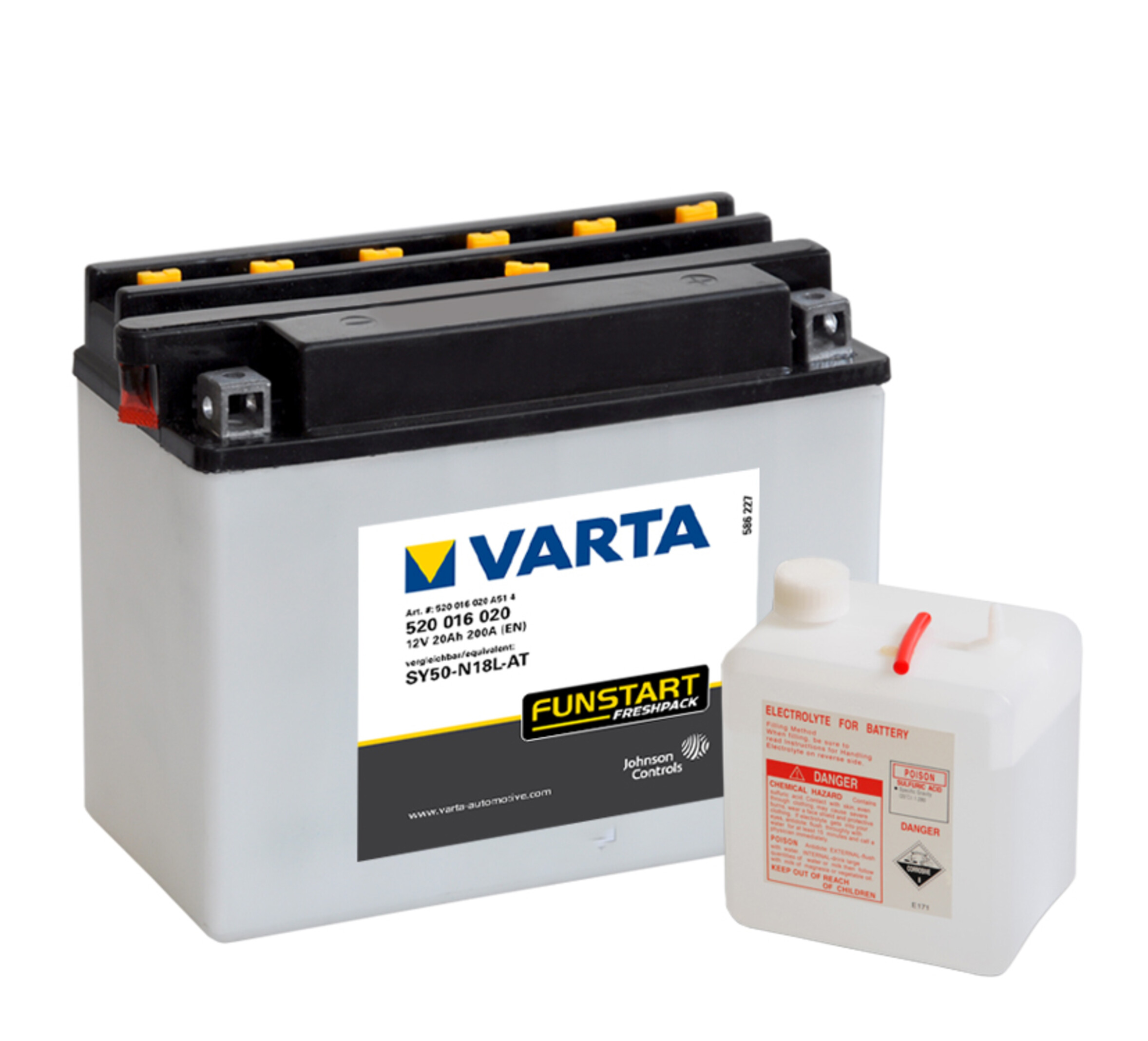 Varta SY50-N 18L-AT Dry+Acidpack, Art.-Nr. 503807 - Akku Mäser - B2B-Shop