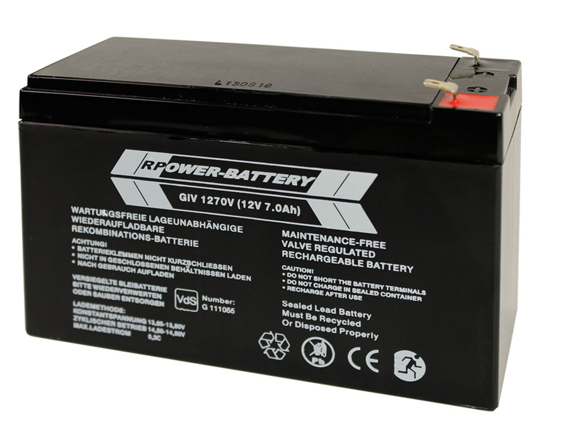 RPower GiV 1270 T1 VDS, Art.-Nr. 505782 - Akku Mäser - B2B-Shop RPower GiV 1270 T1 VDS, Art.-Nr. 505782 - Akku Mäser - B2B-Shop