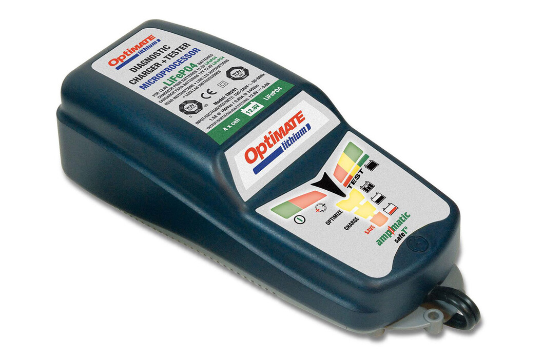 Optimate Lithium ampmatic -  Batterieladegerät 12 V, Art.-Nr. 504674 - Akku Mäser - B2B-Shop