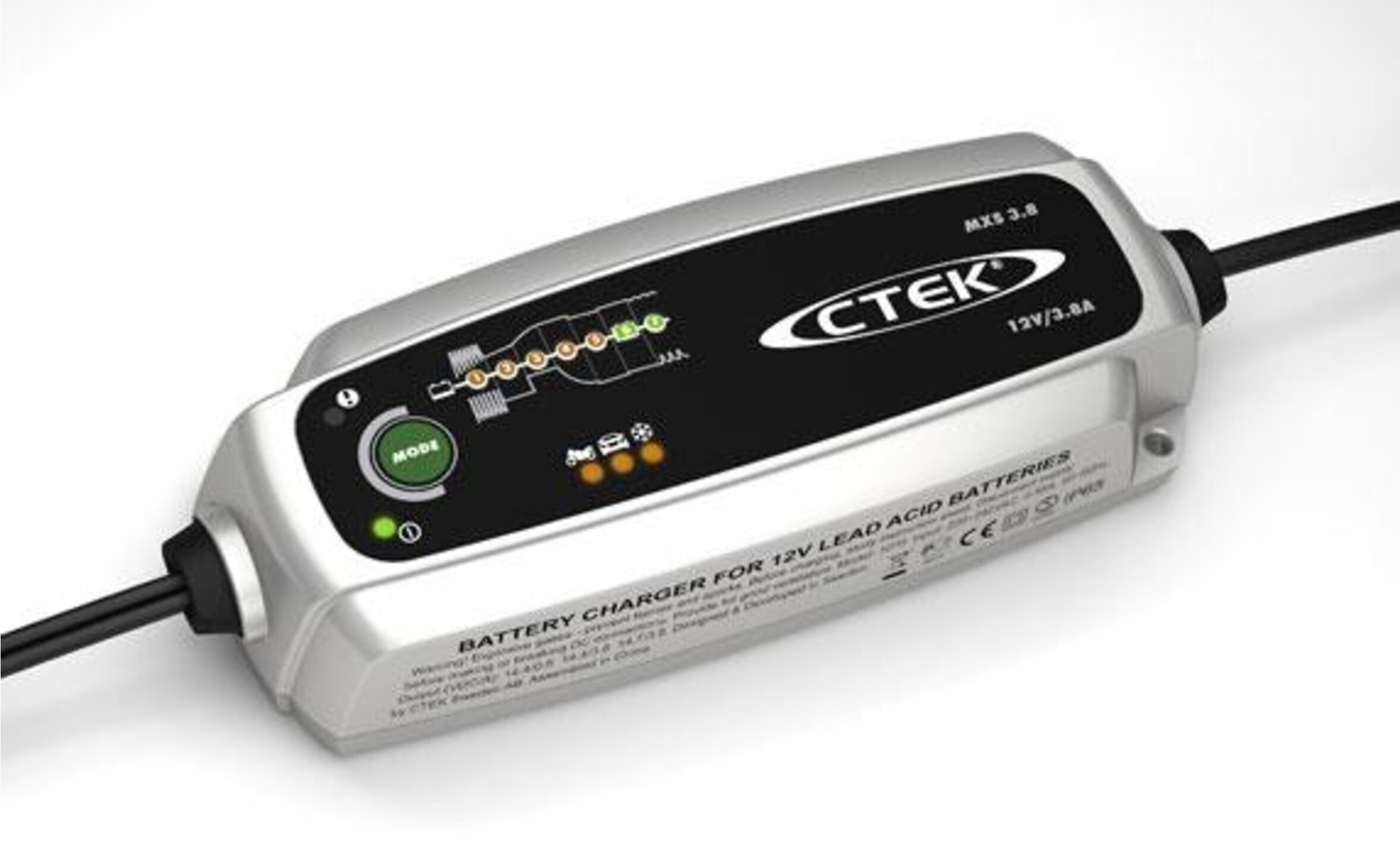 CTEK MXS 3.8 Ladegerät, Art.-Nr. 505103 - Akku Mäser - B2B-Shop