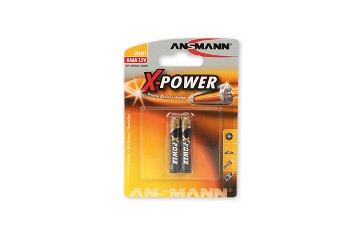 Ansmann AAAA X-POWER B2, Art.-Nr. 505269 - Akku Mäser - B2B-Shop