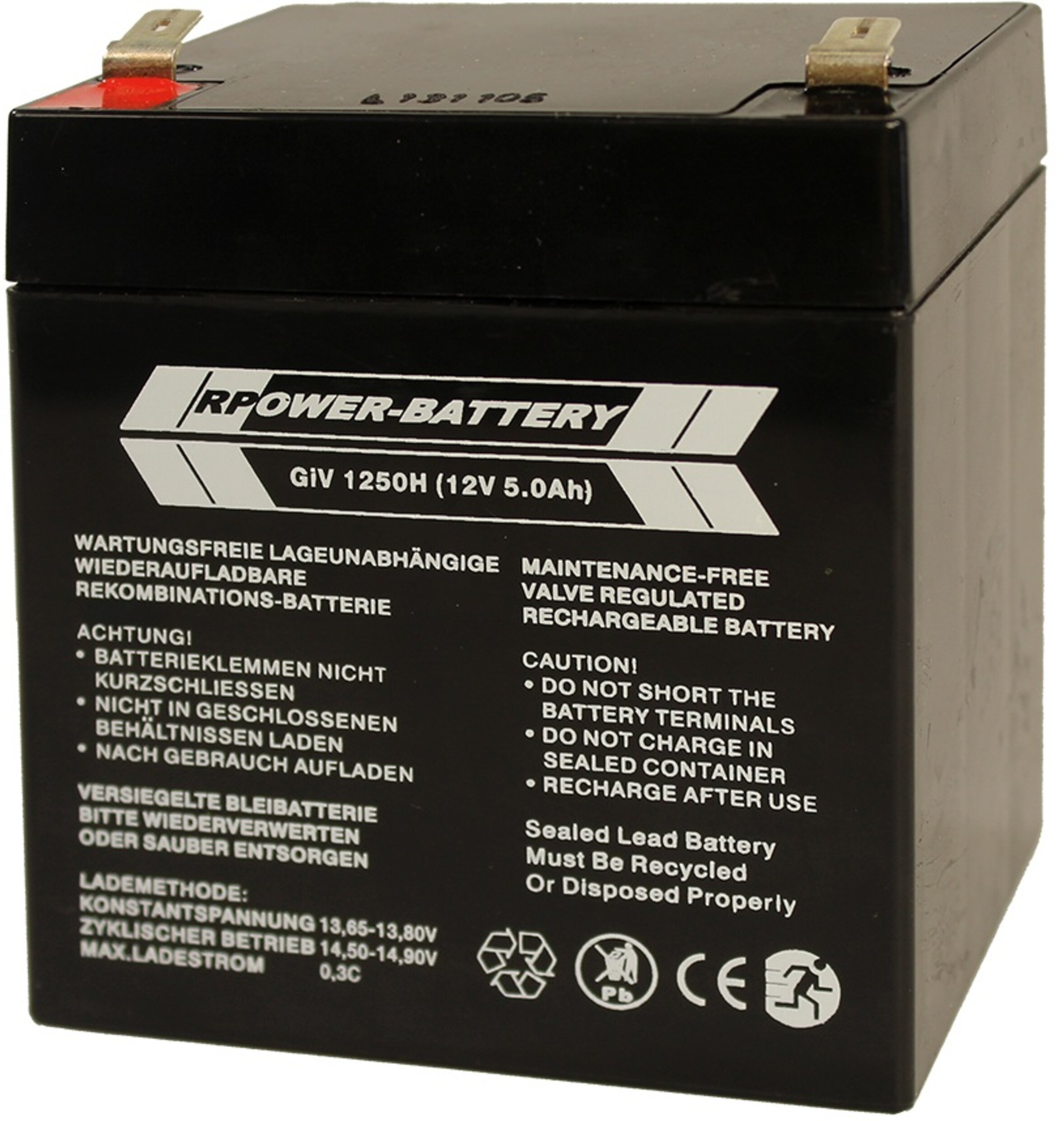 RPower GiV 1250 HP, Art.-Nr. 505792 - Akku Mäser - B2B-Shop