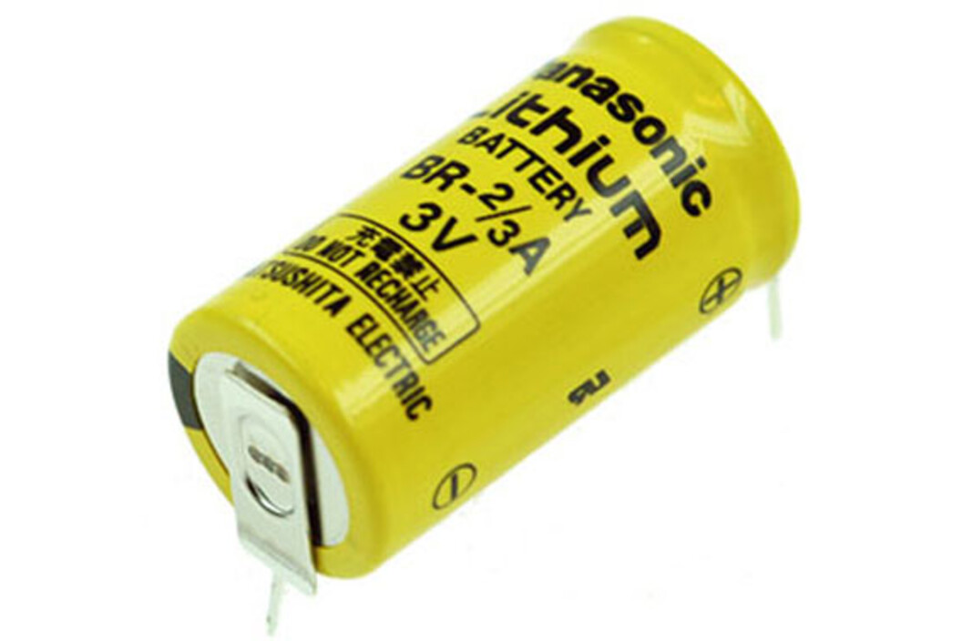 Panasonic Lithium Batterie BR-2/3A mit 1/1Pin, Art.-Nr. 506133 - Akku Mäser - B2B-Shop