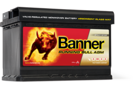 Banner Running Bull AGM Stat/Stop 57001, Art.-Nr. 509037 - Akku Mäser - B2B-Shop