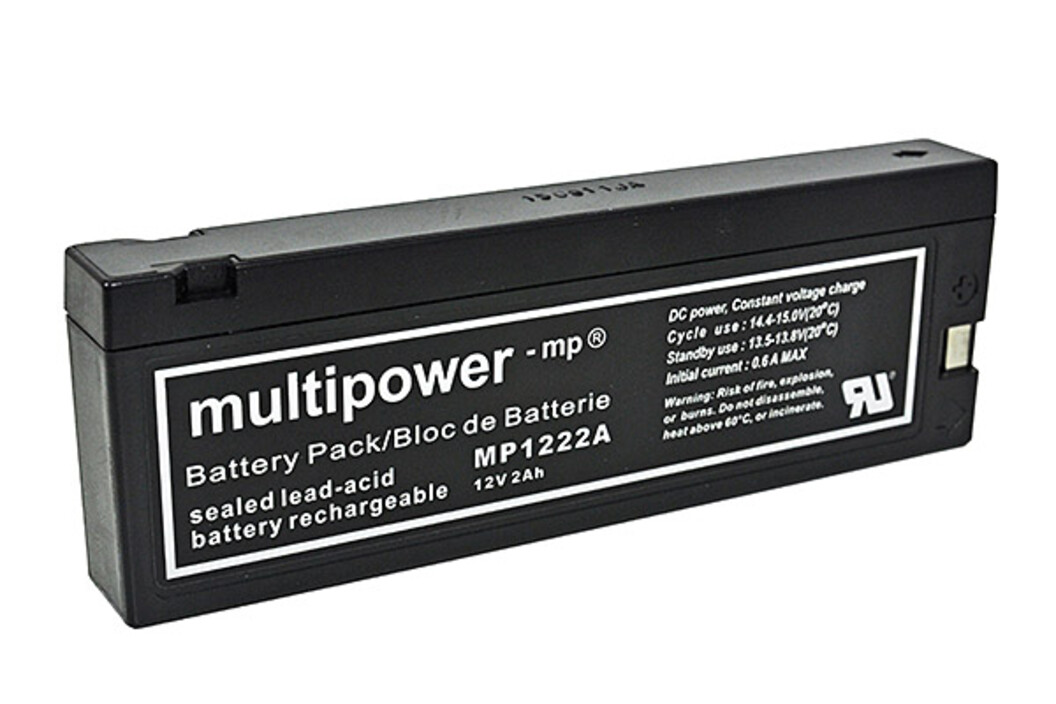 Multipower MP1222A seitl. Kontakte, Art.-Nr. 506039 - Akku Mäser - B2B-Shop