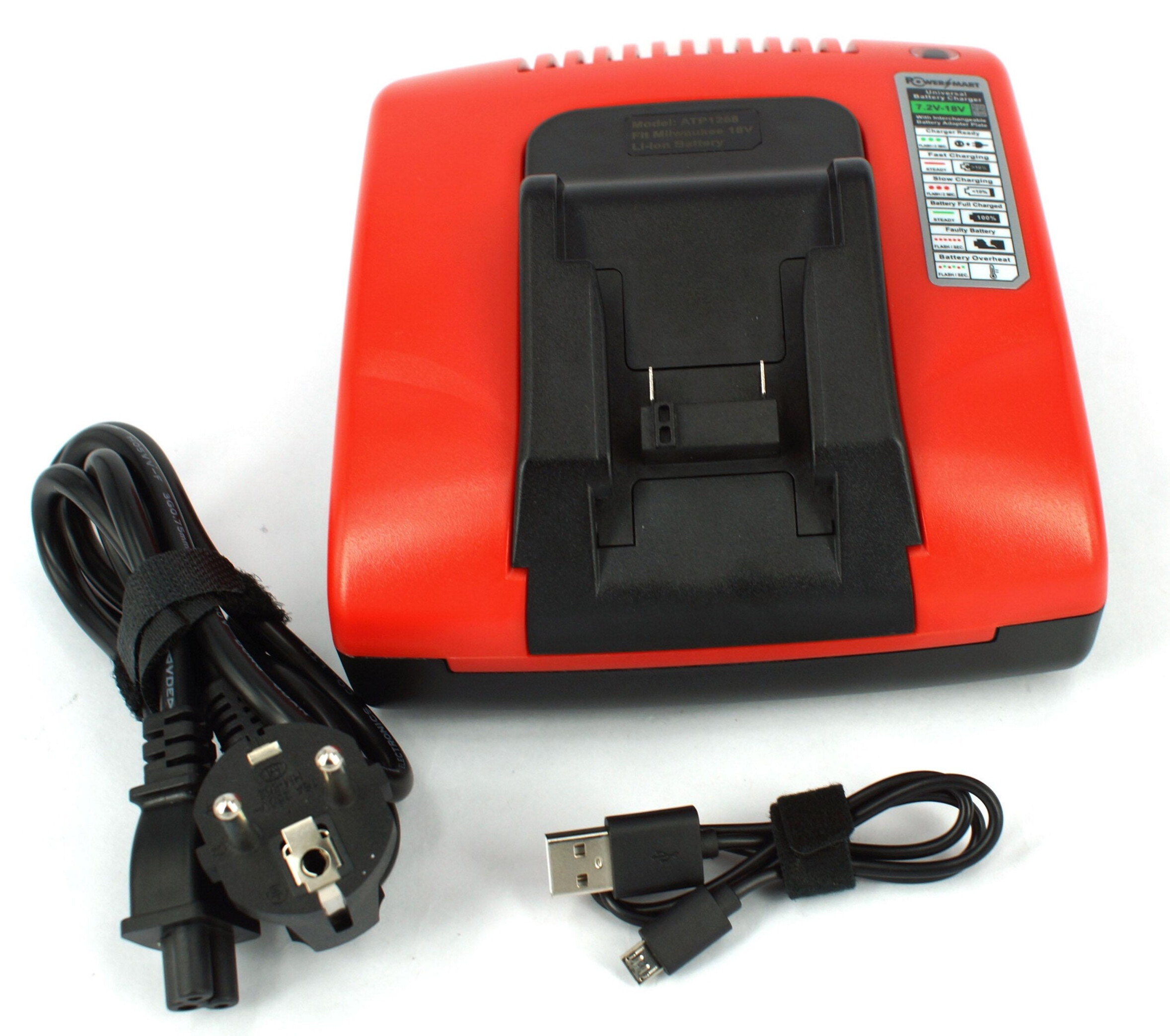 Universal Tischladegerät für Milwaukee M18, Art.-Nr. 508823 - Akku Mäser - B2B-Shop