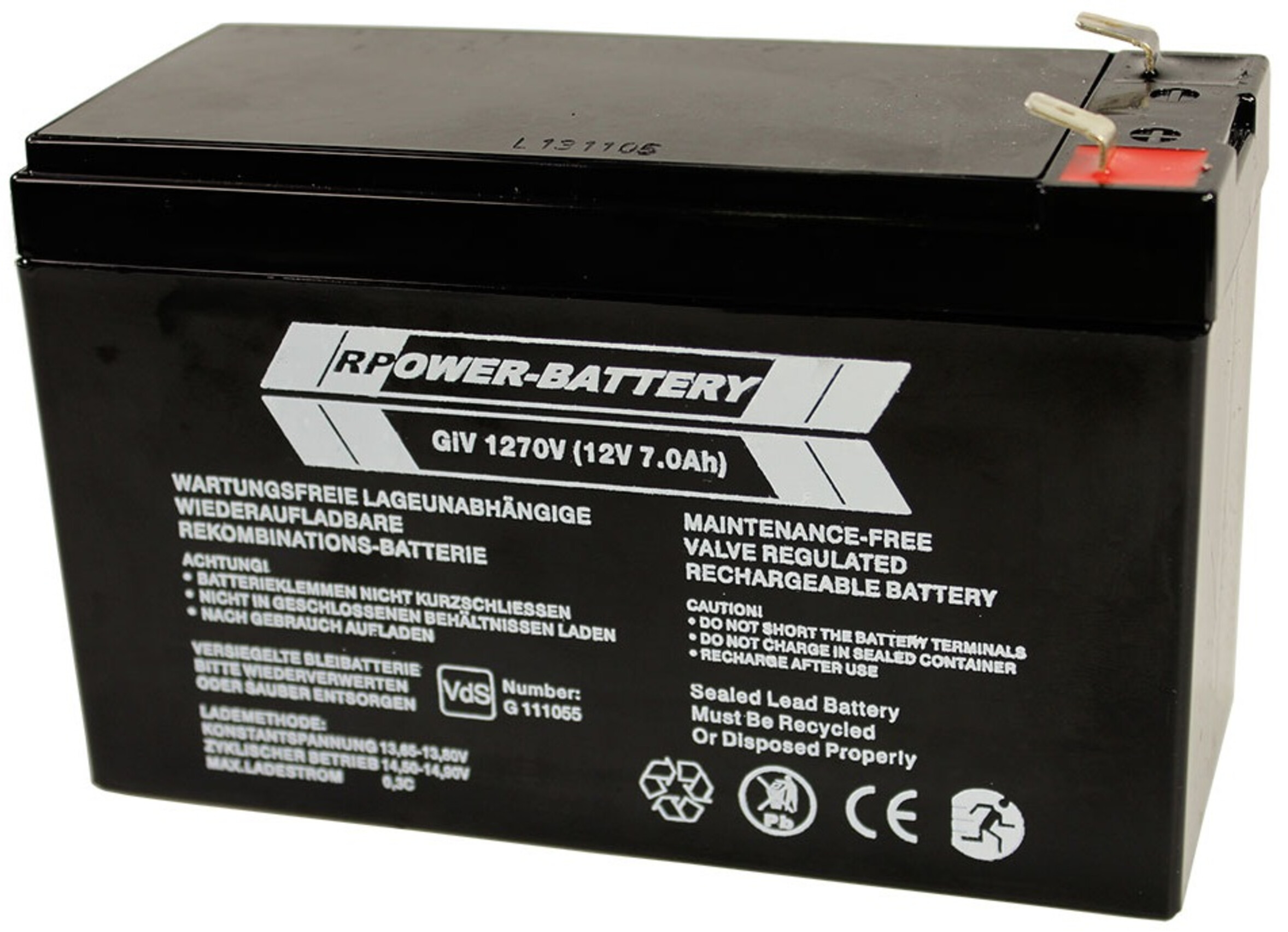 RPower GiV 1270 T2 VDS, Art.-Nr. 505781 - Akku Mäser - B2B-Shop RPower GiV 1270 T2 VDS, Art.-Nr. 505781 - Akku Mäser - B2B-Shop