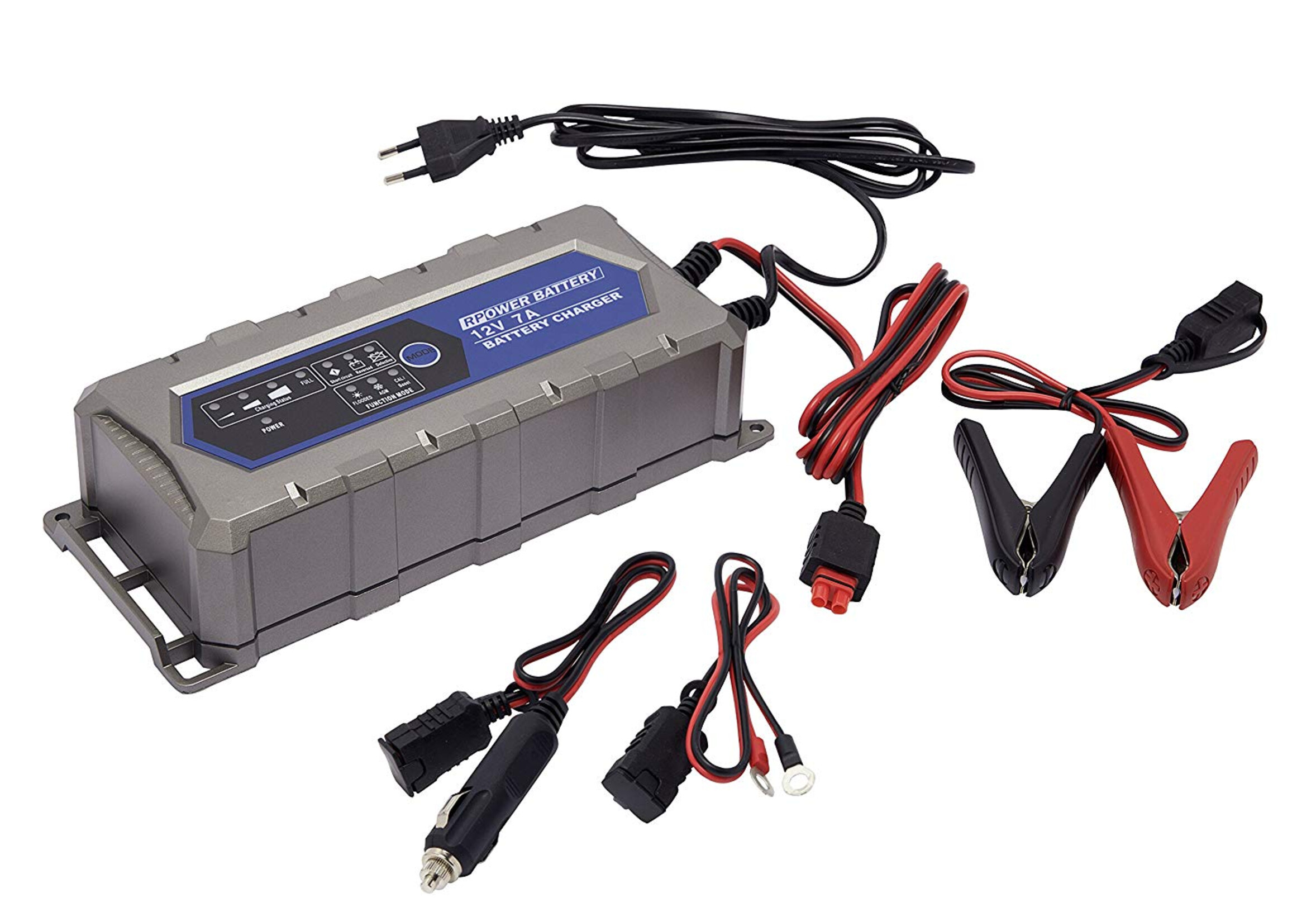 RPower Premium+ Ladegerät 12V/7A, Art.-Nr. 509961 - Akku Mäser - B2B-Shop