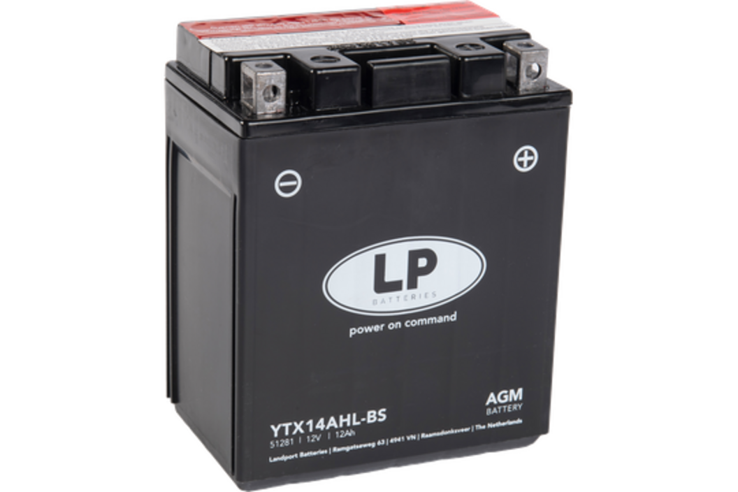 Landport MA LTX14AHL-BS AGM+Acidpack (YTX14AHL-BS), Art.-Nr. 510071 - Akku Mäser - B2B-Shop