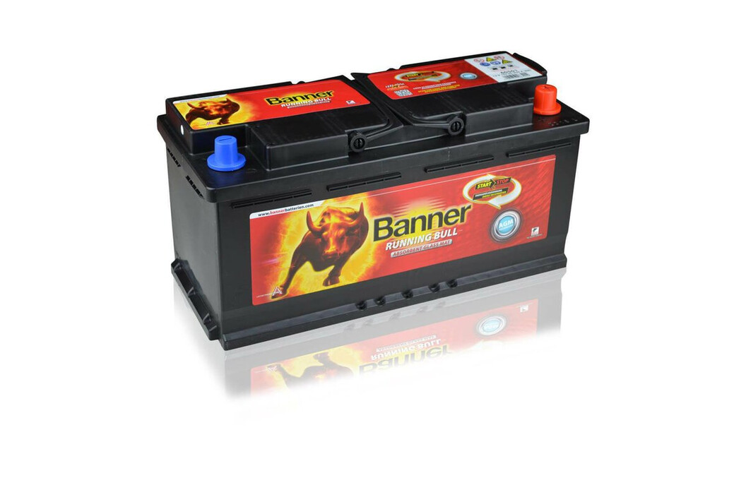 Banner Running Bull AGM Stat/Stop 60501, Art.-Nr. 509100 - Akku Mäser - B2B-Shop