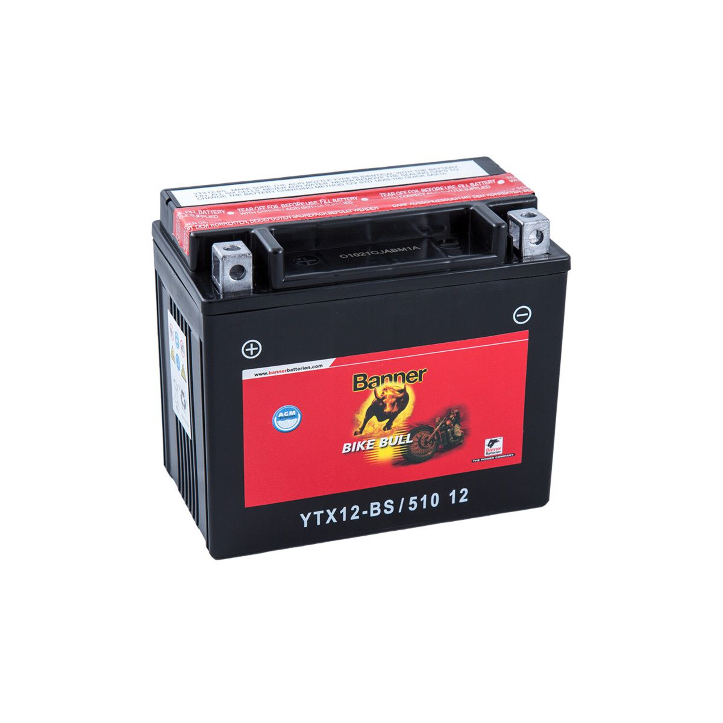 Banner YTX12-BS AGM+Acidpack, Art.-Nr. 508862 - Akku Mäser - B2B-Shop