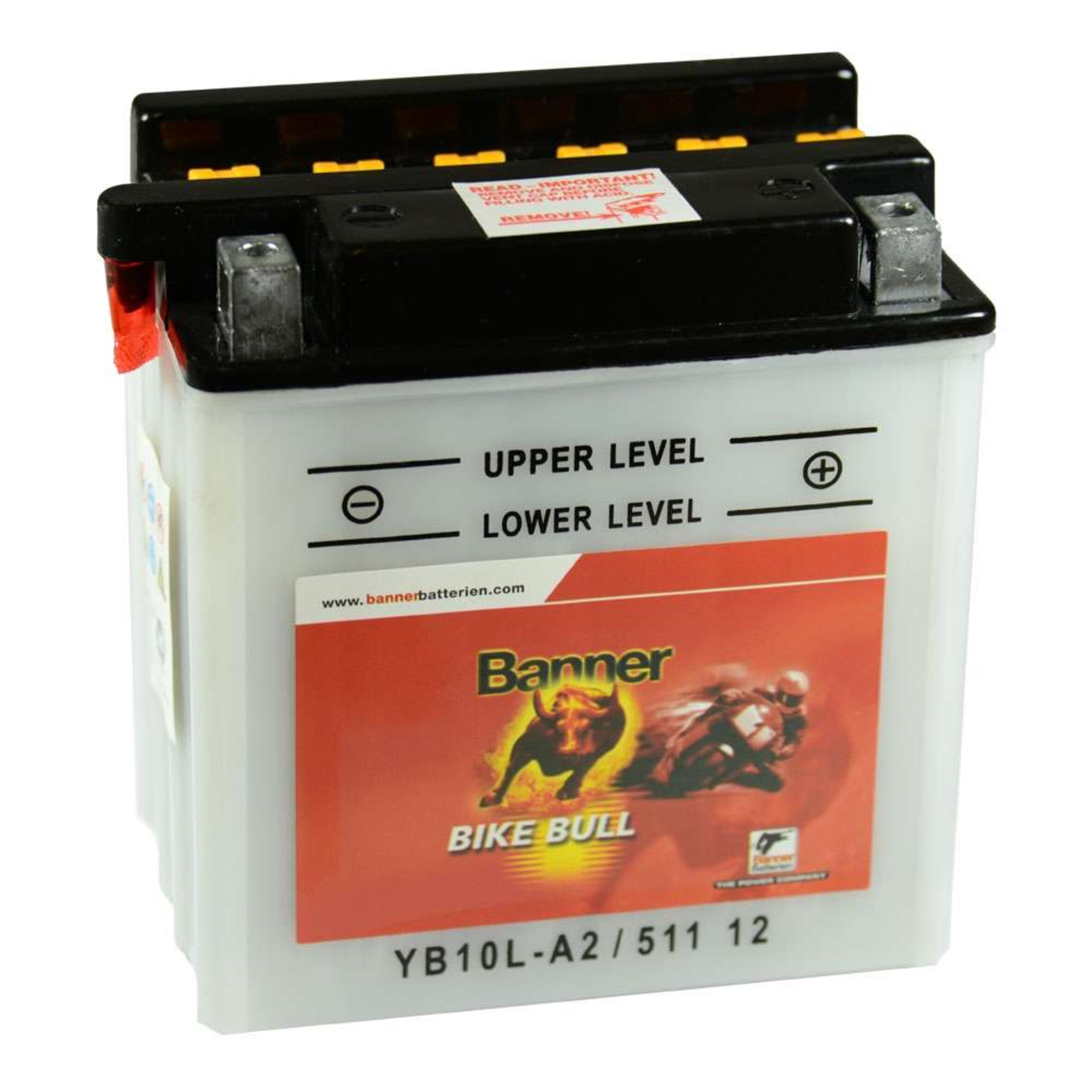 Banner YB10L-A2 Dry+Acidpack, Art.-Nr. 508834 - Akku Mäser - B2B-Shop