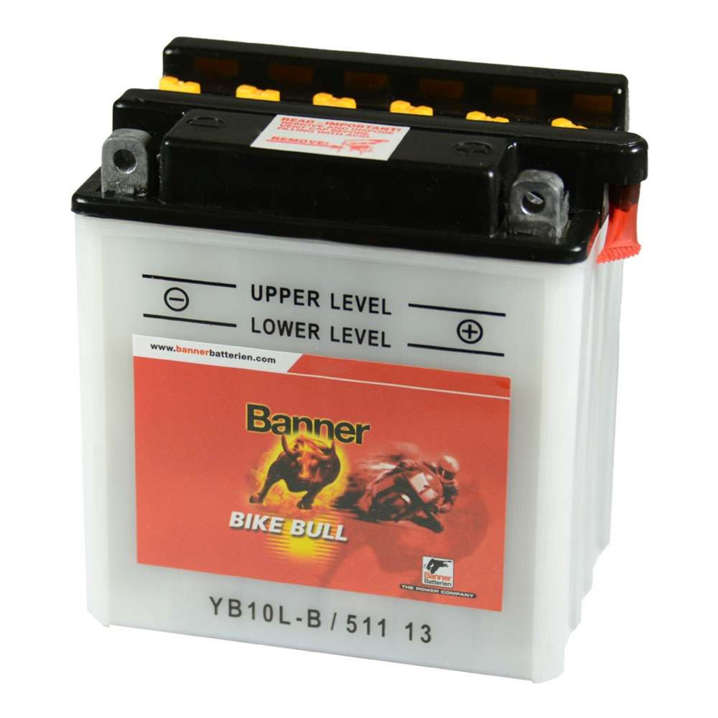 Banner YB10L-B Dry+Acidpack, Art.-Nr. 508835 - Akku Mäser - B2B-Shop