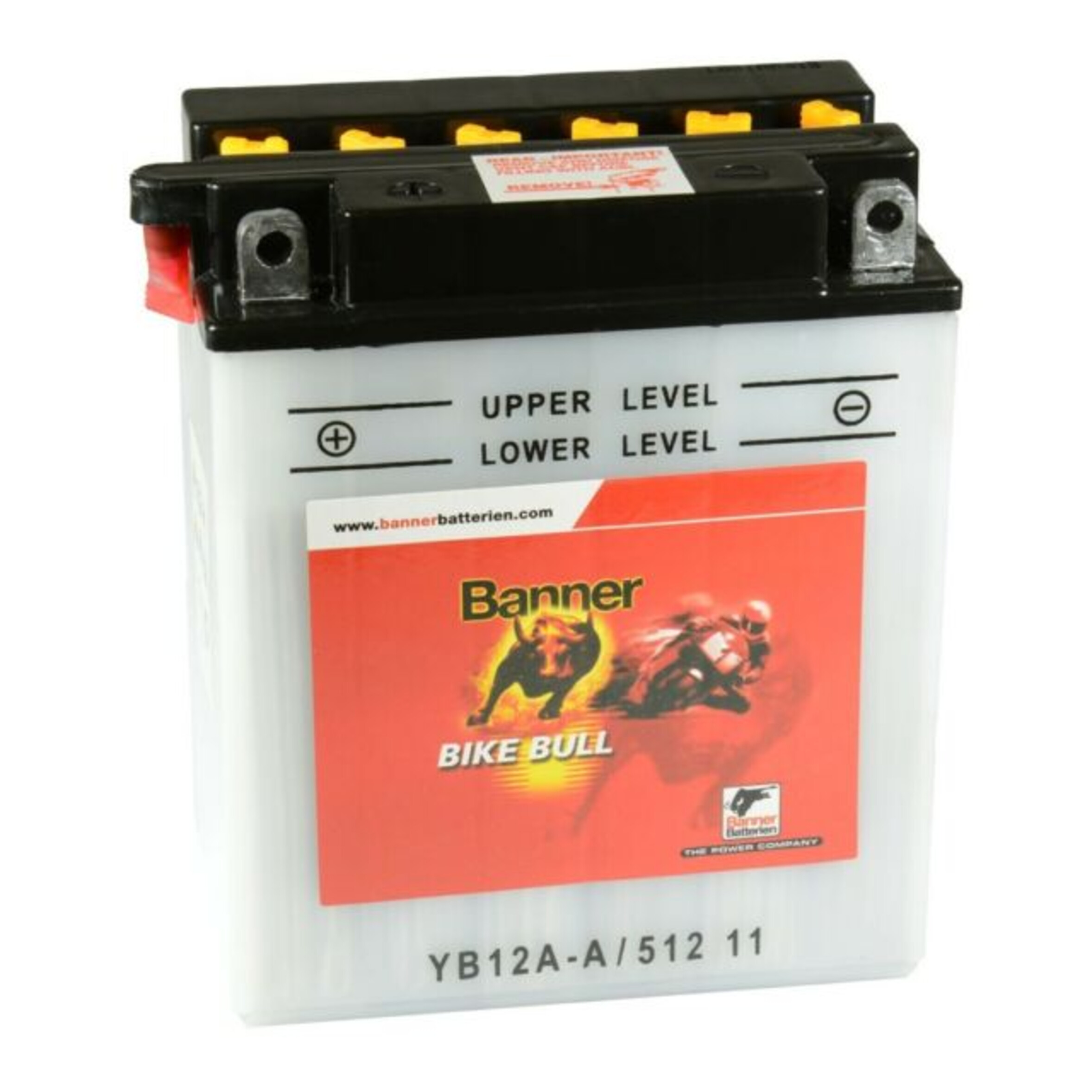 Banner YB12A-A Dry+Acidpack, Art.-Nr. 508836 - Akku Mäser - B2B-Shop