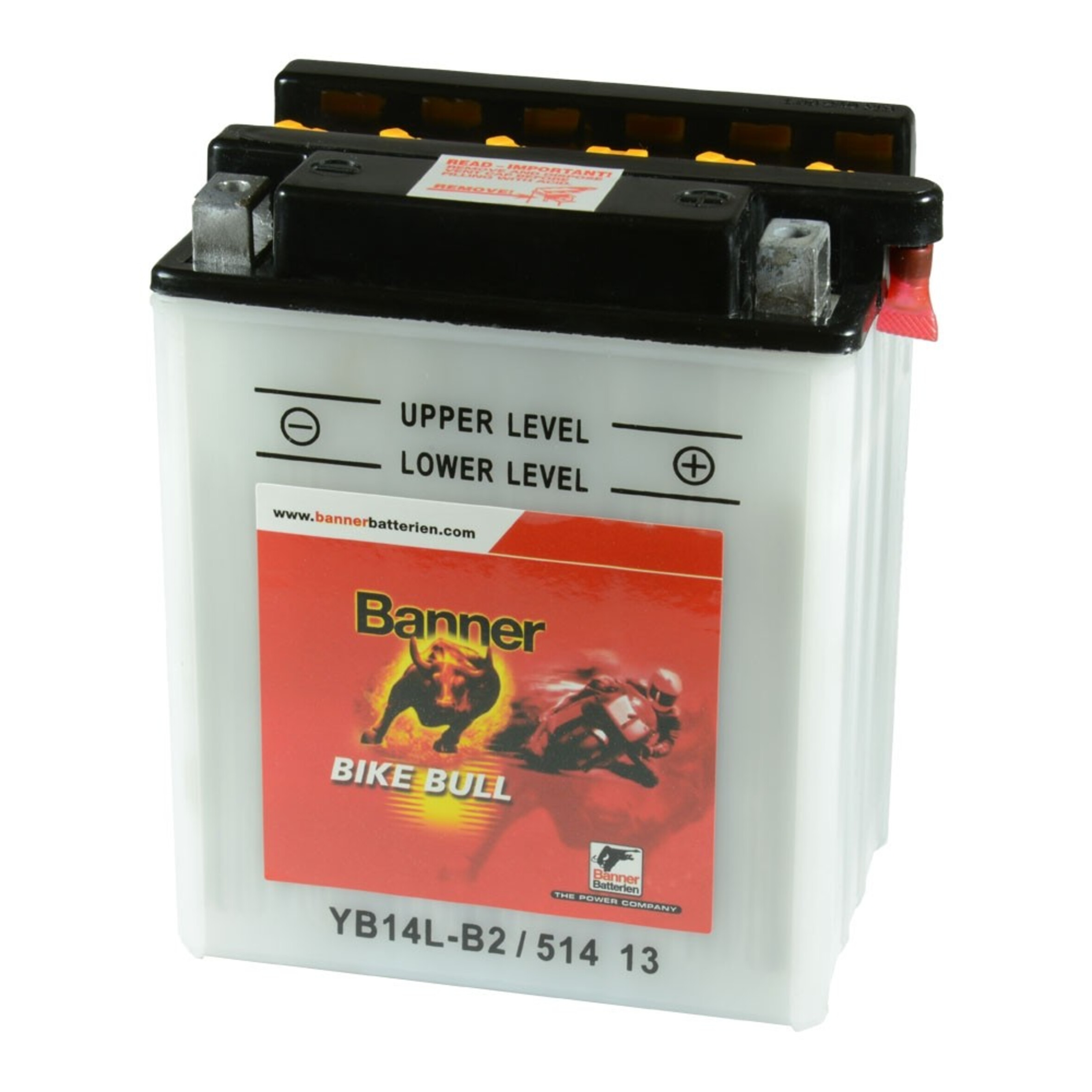 Banner YB14L-B2 Dry+Acidpack, Art.-Nr. 508842 - Akku Mäser - B2B-Shop