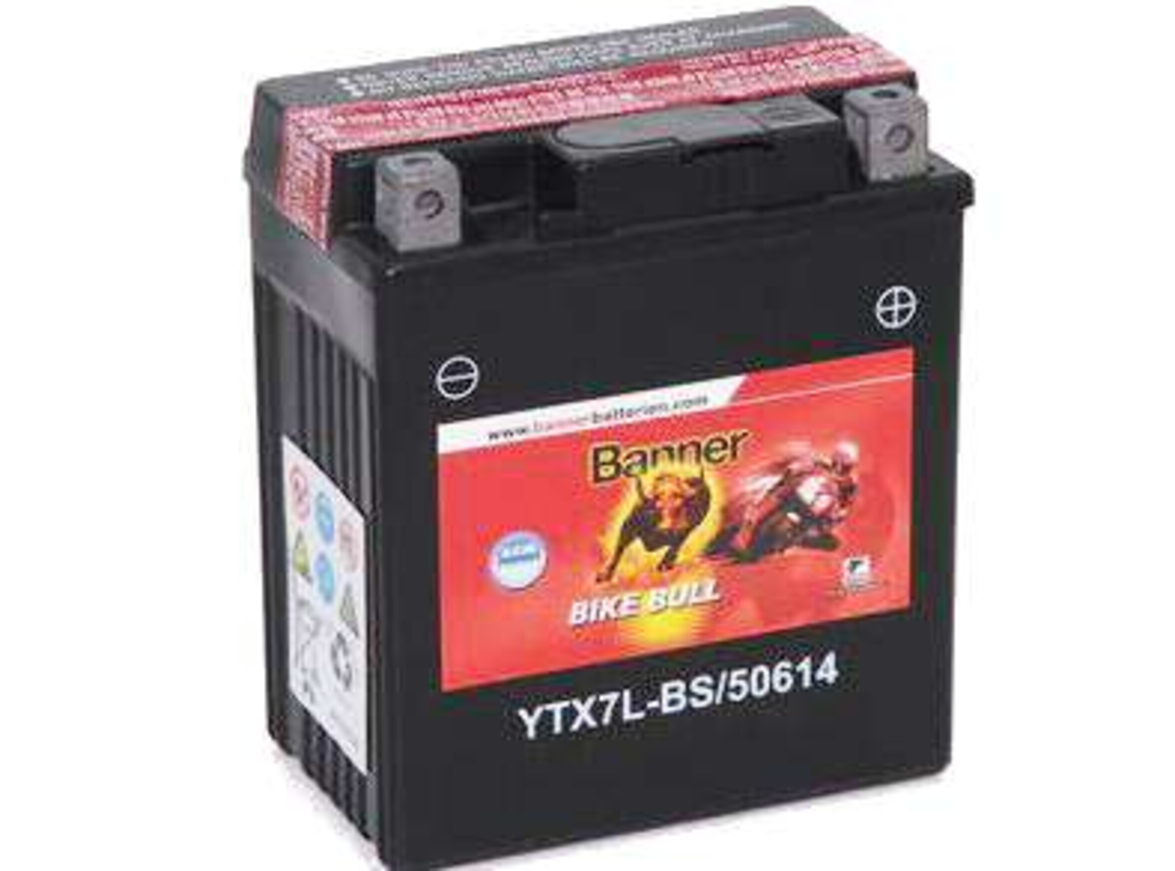 Banner YTX7L-BS AGM+Acidpack, Art.-Nr. 508859 - Akku Mäser - B2B-Shop