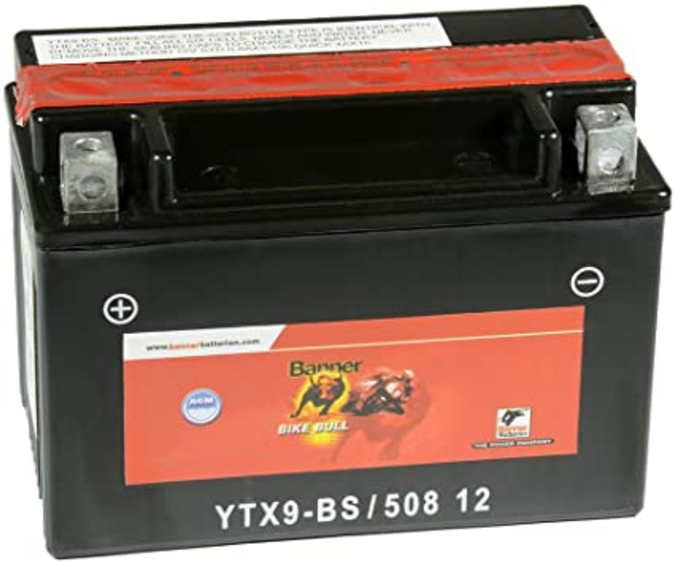 Banner YTX9-BS AGM+Acidpack, Art.-Nr. 508861 - Akku Mäser - B2B-Shop