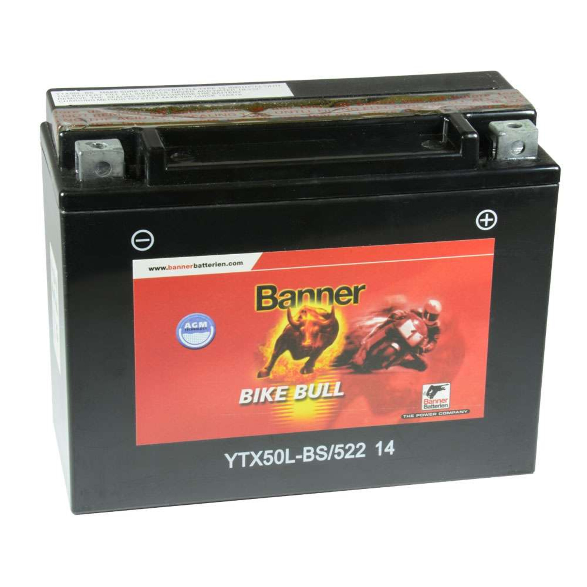 Banner YTX50L-BS AGM+Acidpack, Art.-Nr. 508868 - Akku Mäser - B2B-Shop