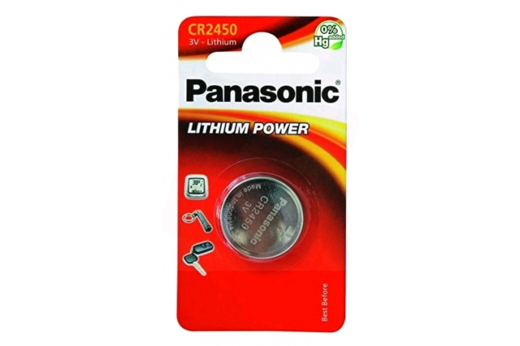 Panasonic CR2450 B1, Art.-Nr. 112696 - Akku Mäser - B2B-Shop