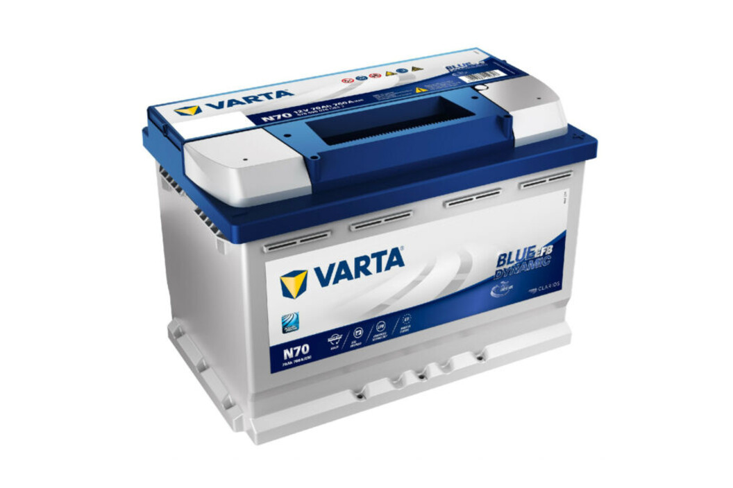 VARTA Start-Stop EFB N70 570500076K262, Art.-Nr. 510211 - Akku Mäser - B2B-Shop