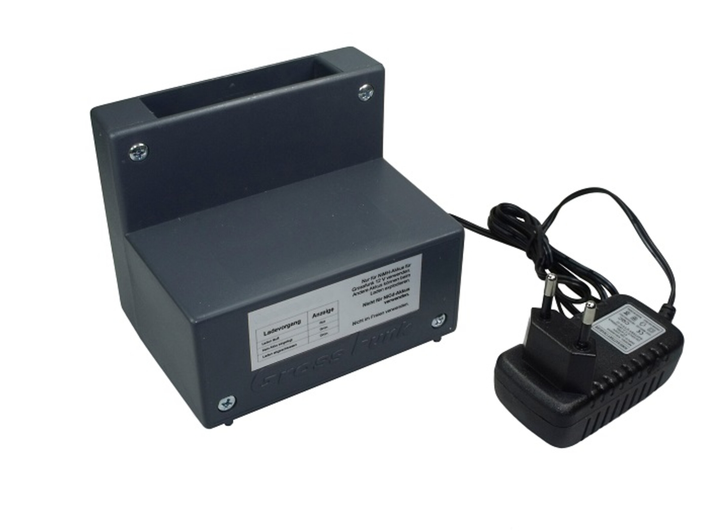 Ladegerät 230V Gross Funk 7,2Volt Akkus, Art.-Nr. 508512 - Akku Mäser - B2B-Shop