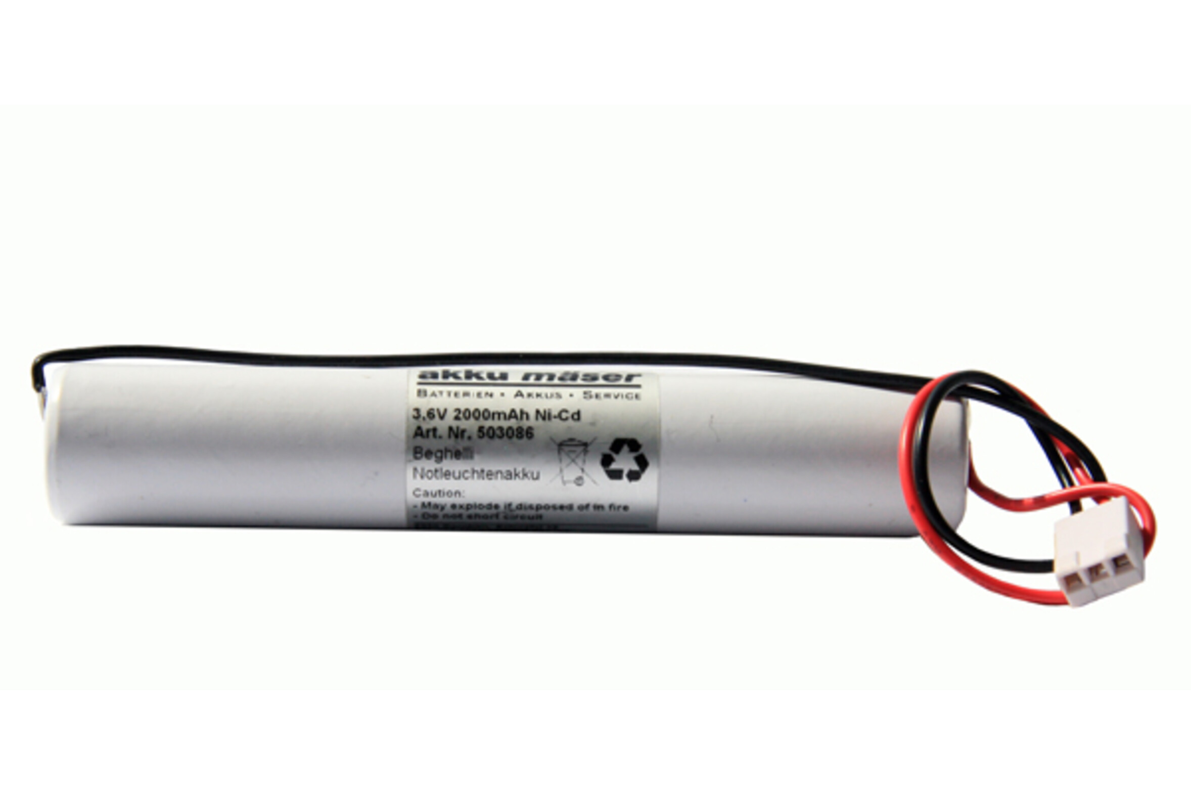 Beghelli Nachbauakku 415213000, Art.-Nr. 300117 - Akku Mäser - B2B-Shop