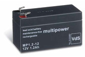 Multipower MP1,2-12 VDS, Art.-Nr. 204754 - Akku Mäser - B2B-Shop