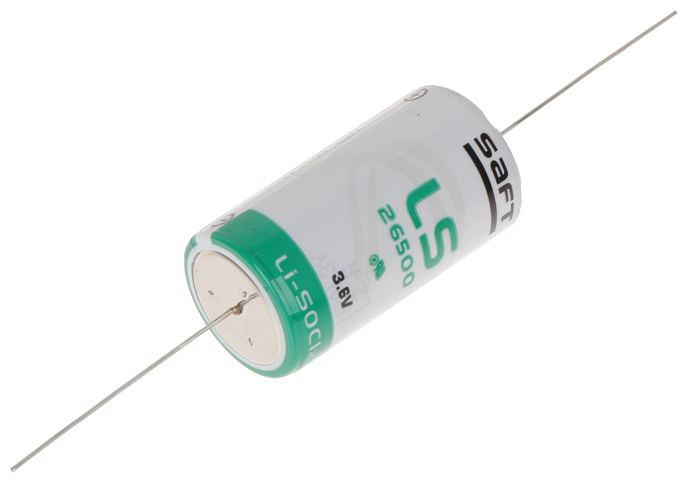 Saft Lithium Batterie LS26500-CNA mit Axialdraht, Art.-Nr. 105685 - Akku Mäser - B2B-Shop