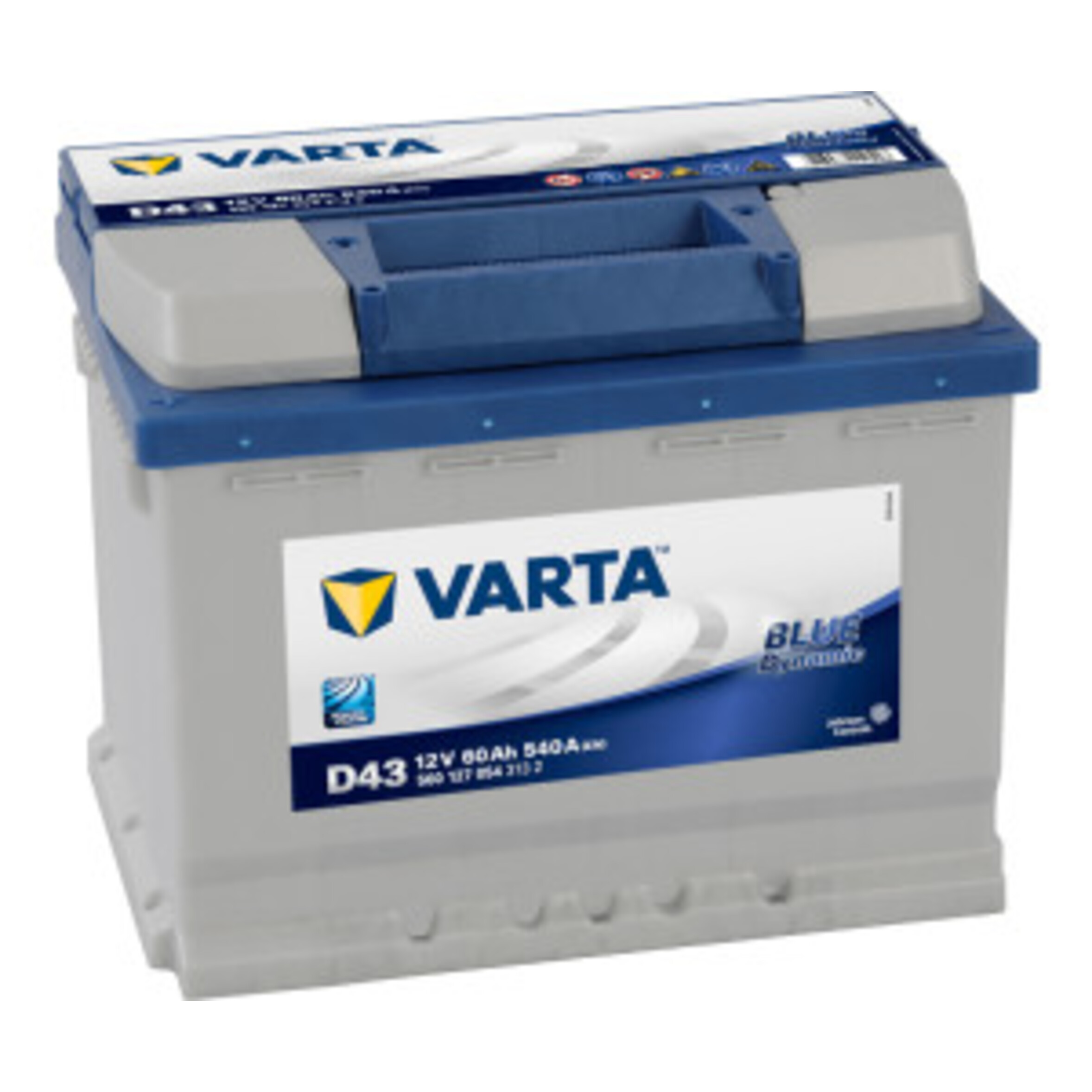 VARTA Dynamic SLI D43 560127054K262, Art.-Nr. 501335 - Akku Mäser - B2B-Shop